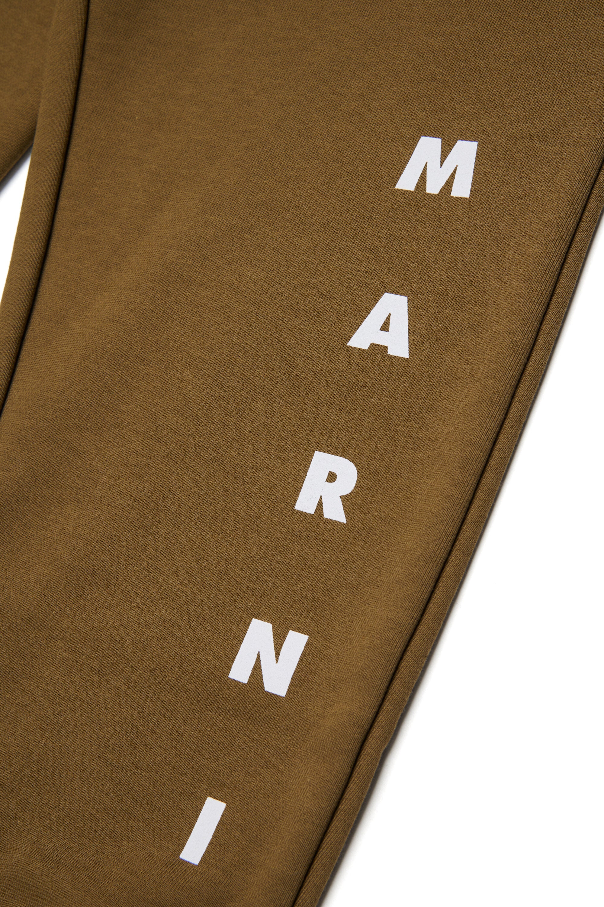 Fleece jogger pants with logo