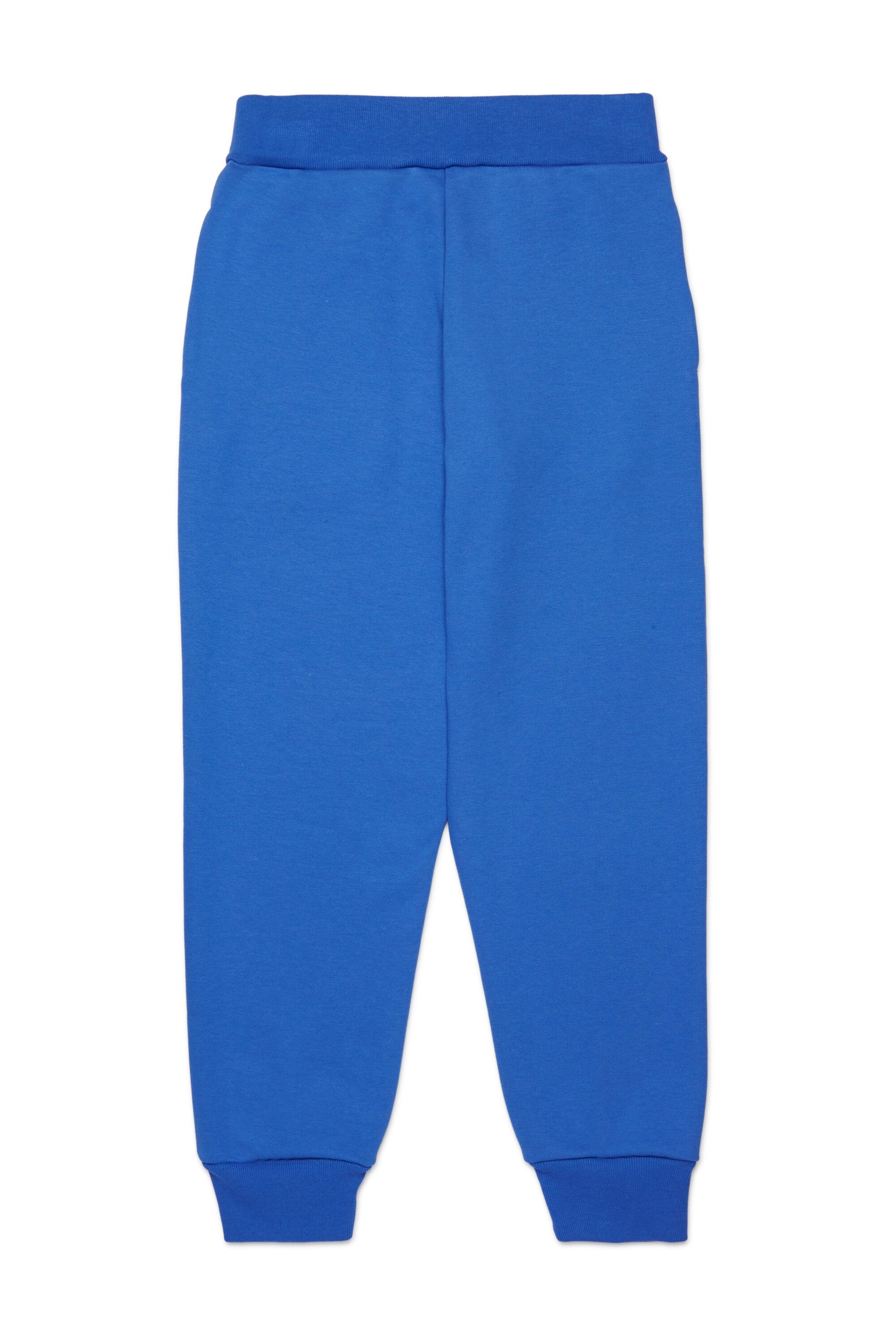 Fleece jogger pants with logo