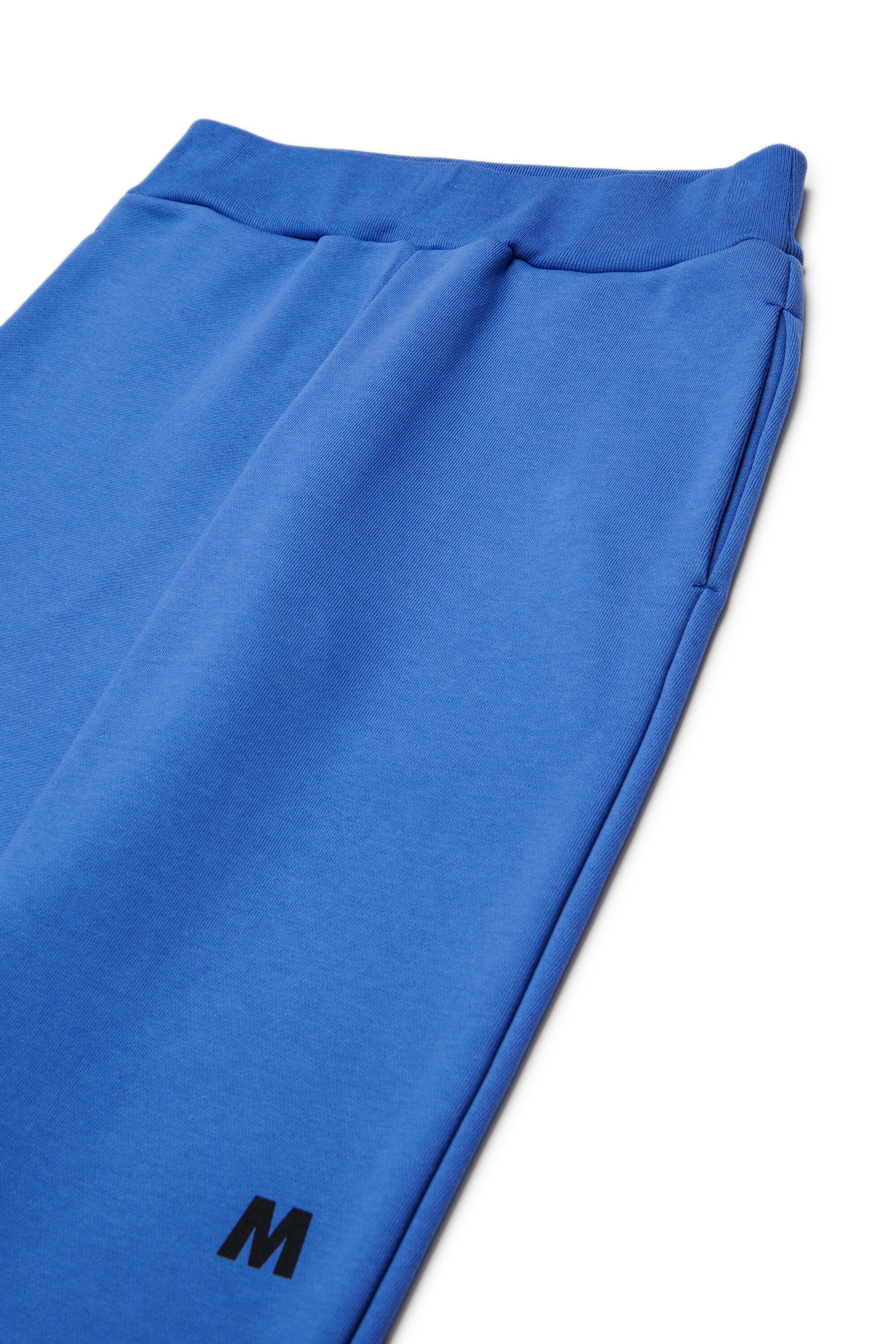 Fleece jogger pants with logo