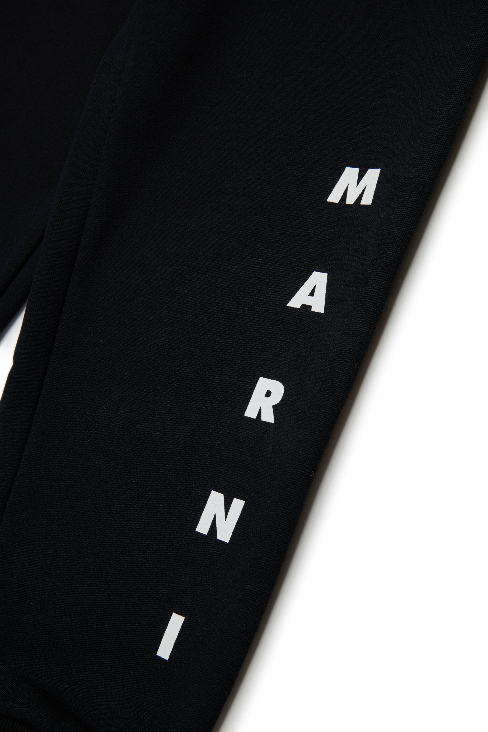 Fleece jogger pants with logo