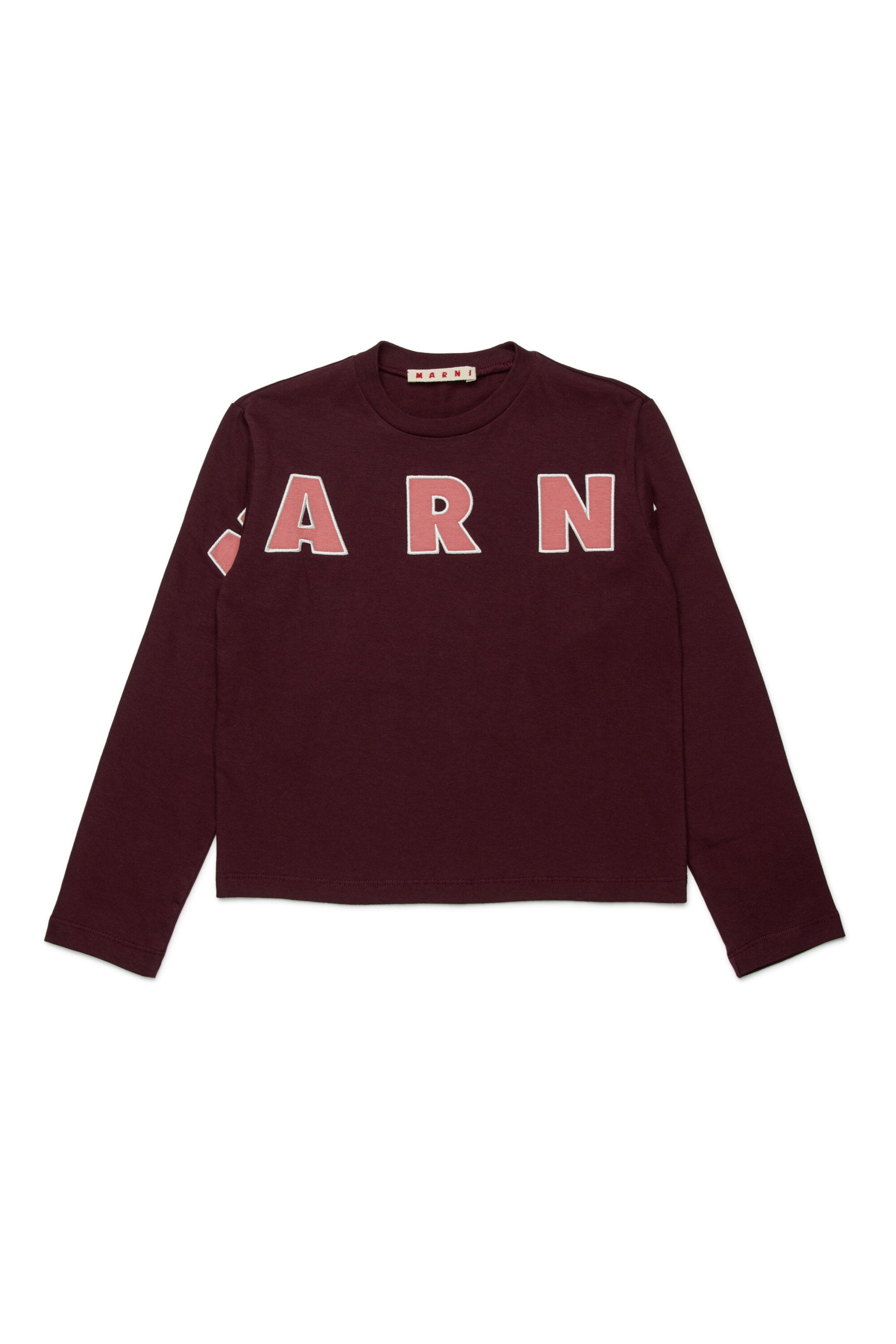 Long-sleeved T-shirt with embroidered logo