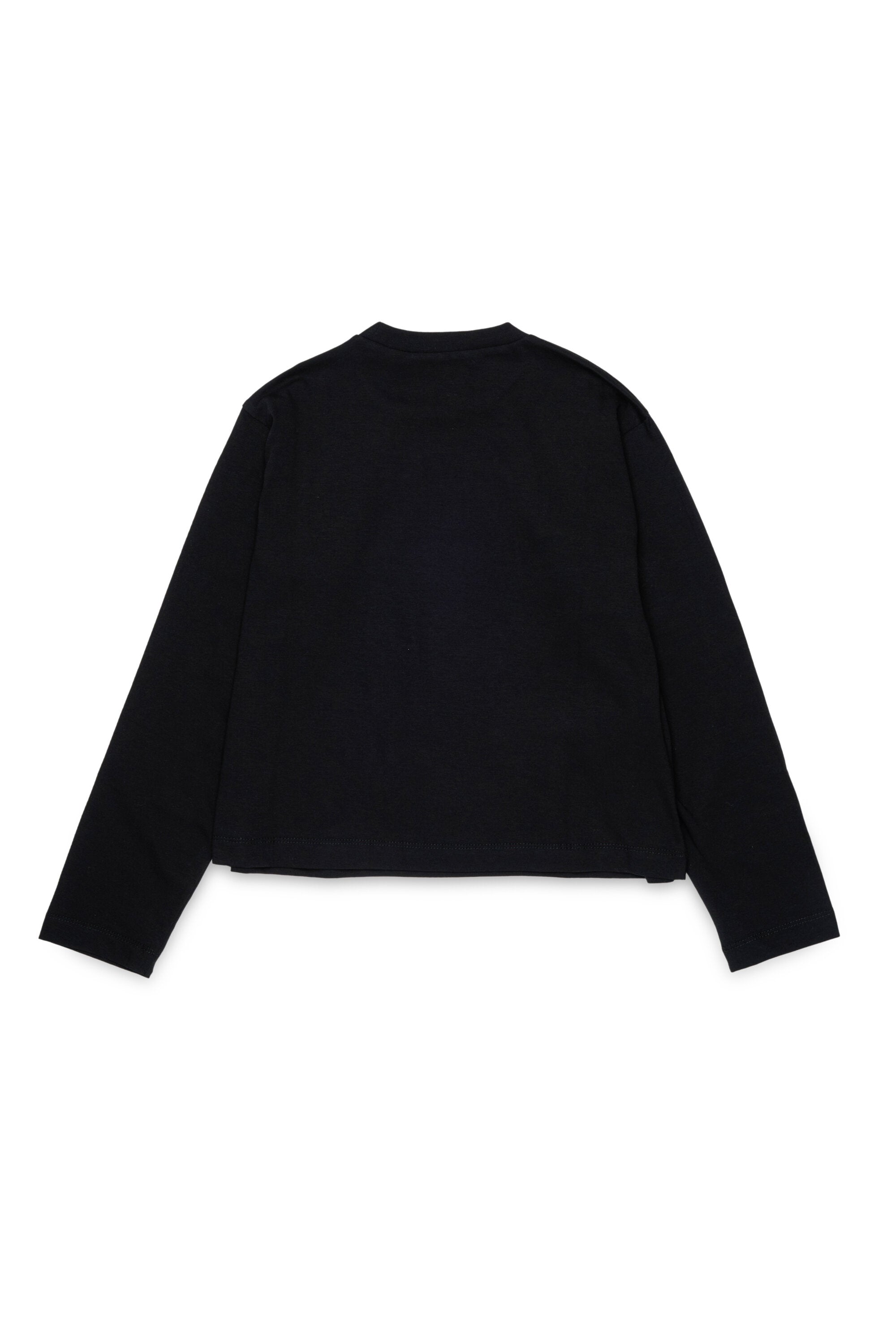 Long-sleeved T-shirt with embroidered logo