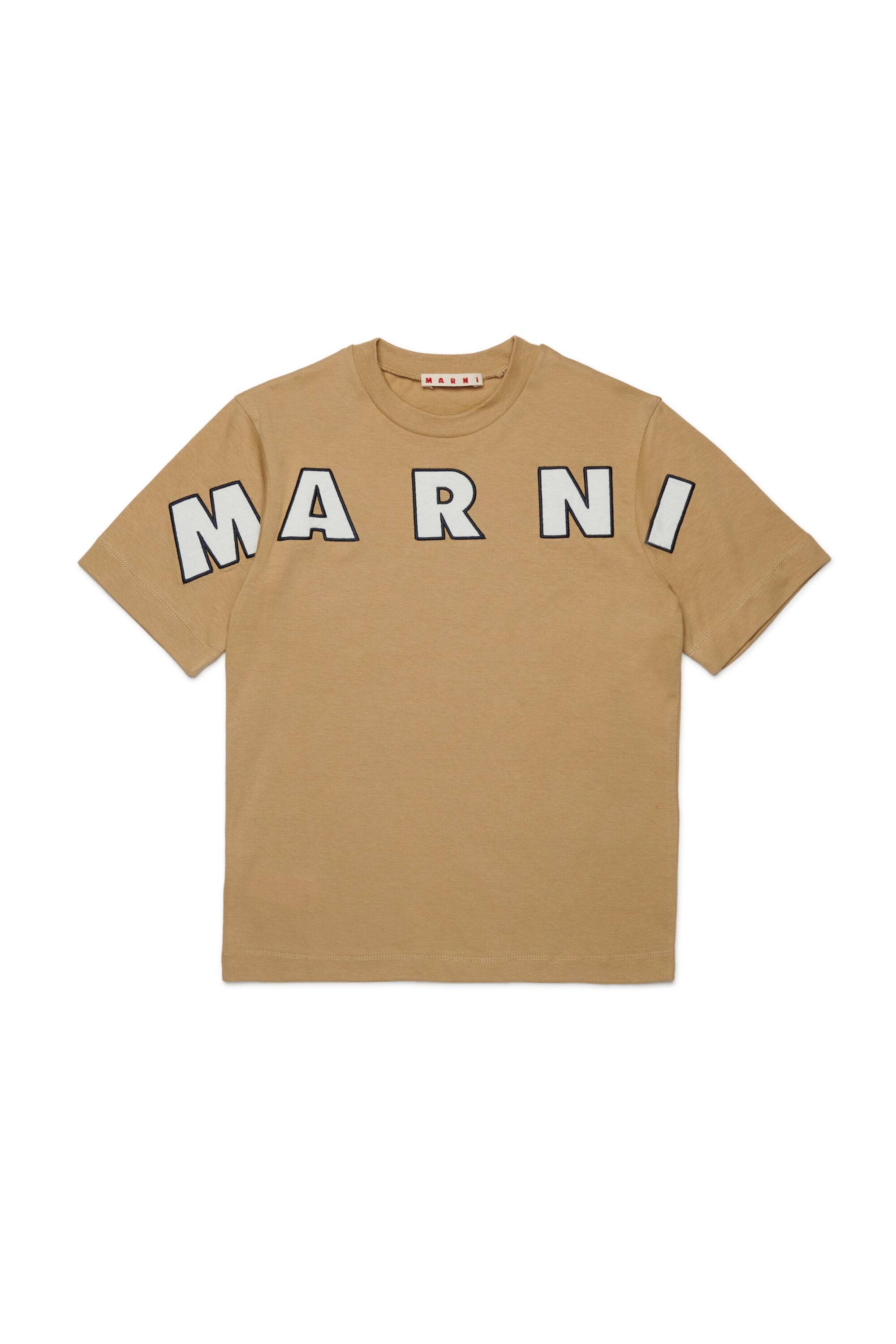 ロゴ刺繍入りTシャツ