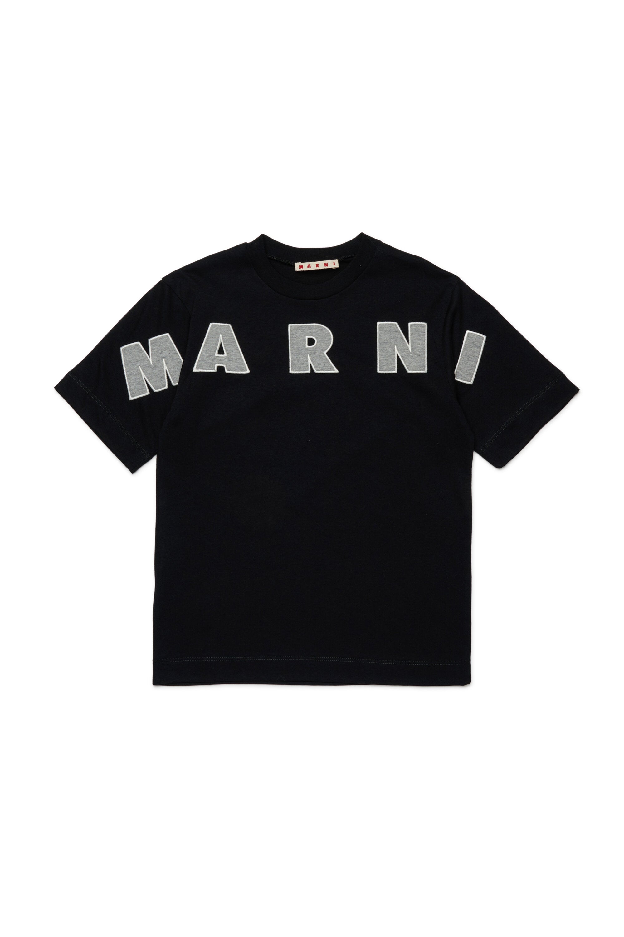 T-shirt with embroidered logo