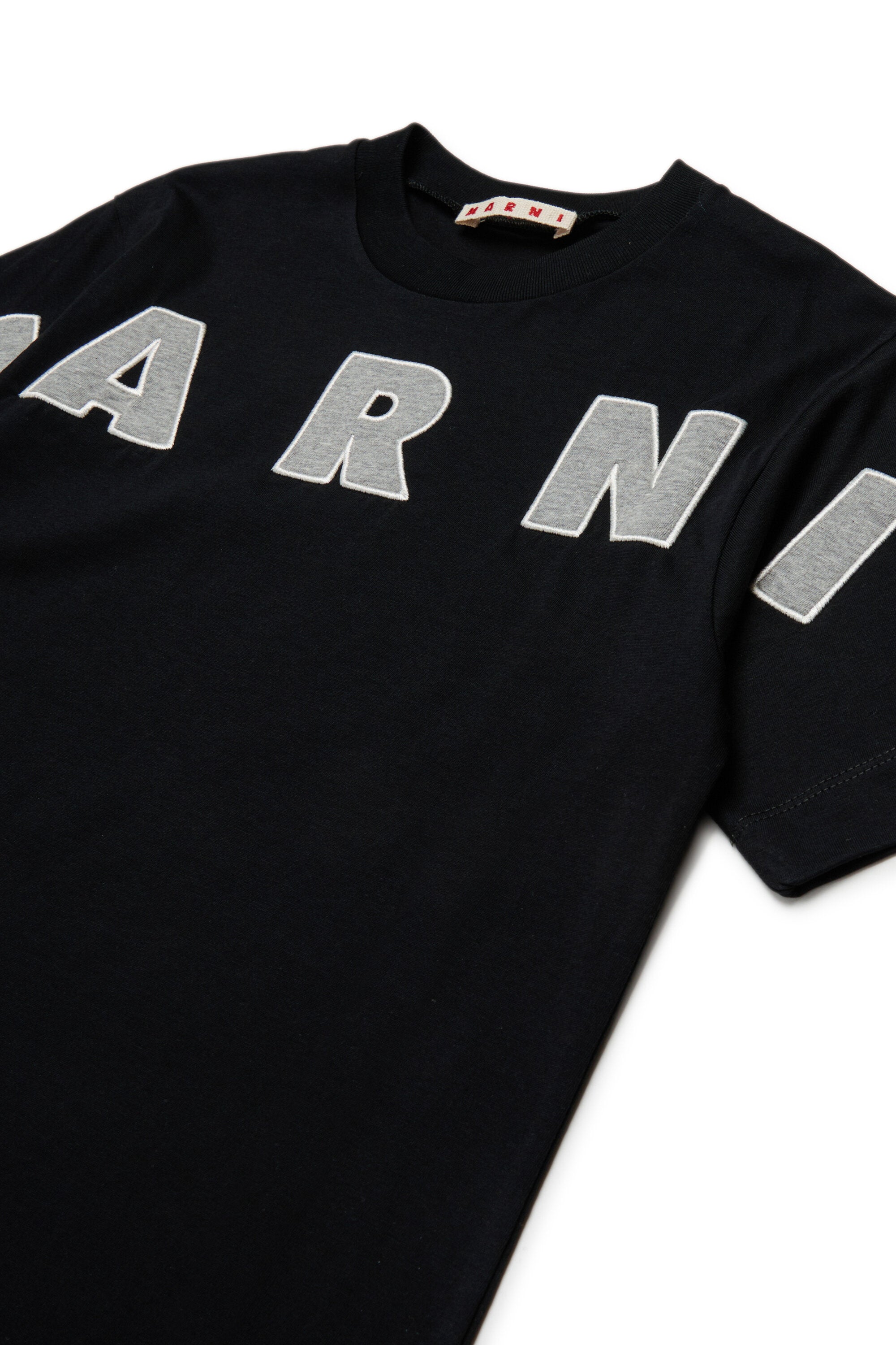 T-shirt with embroidered logo