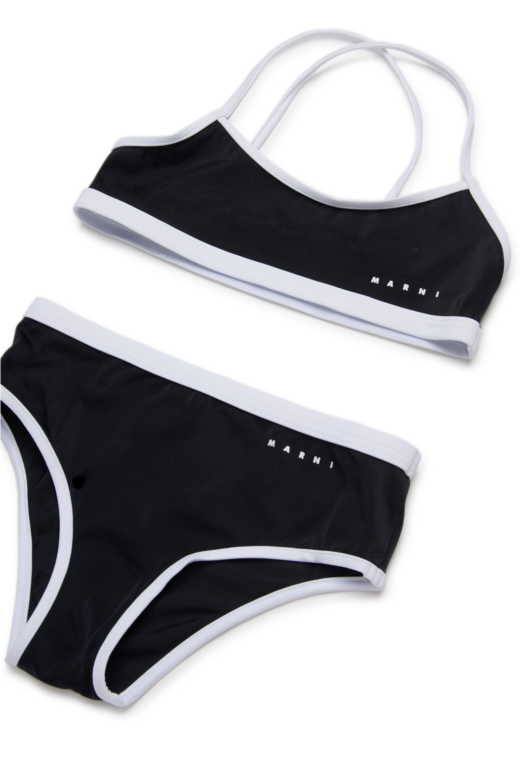 クロスオーバーショルダーストラップビキニ水着