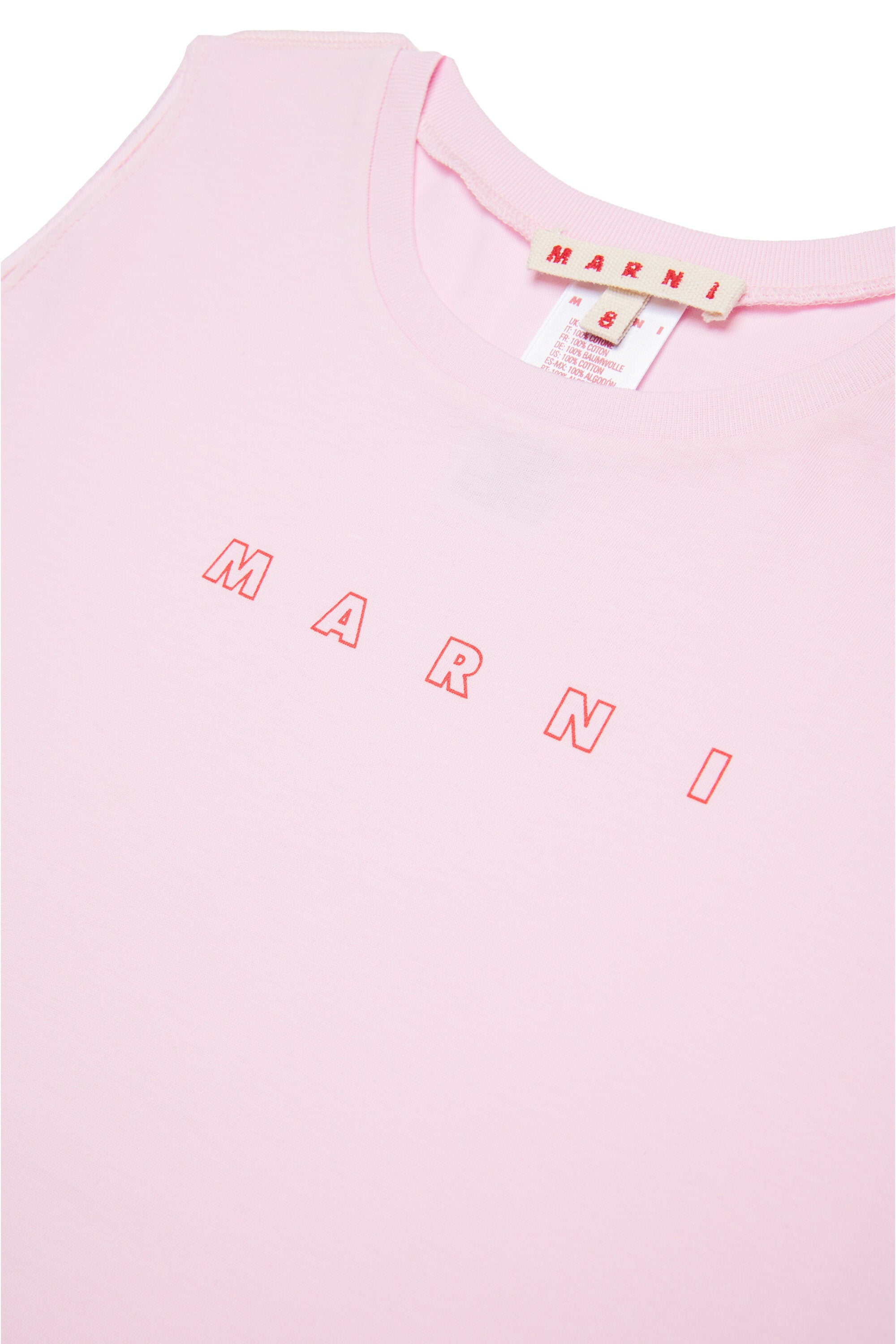 Marni Outline ブランドノースリーブカバーアップドレス