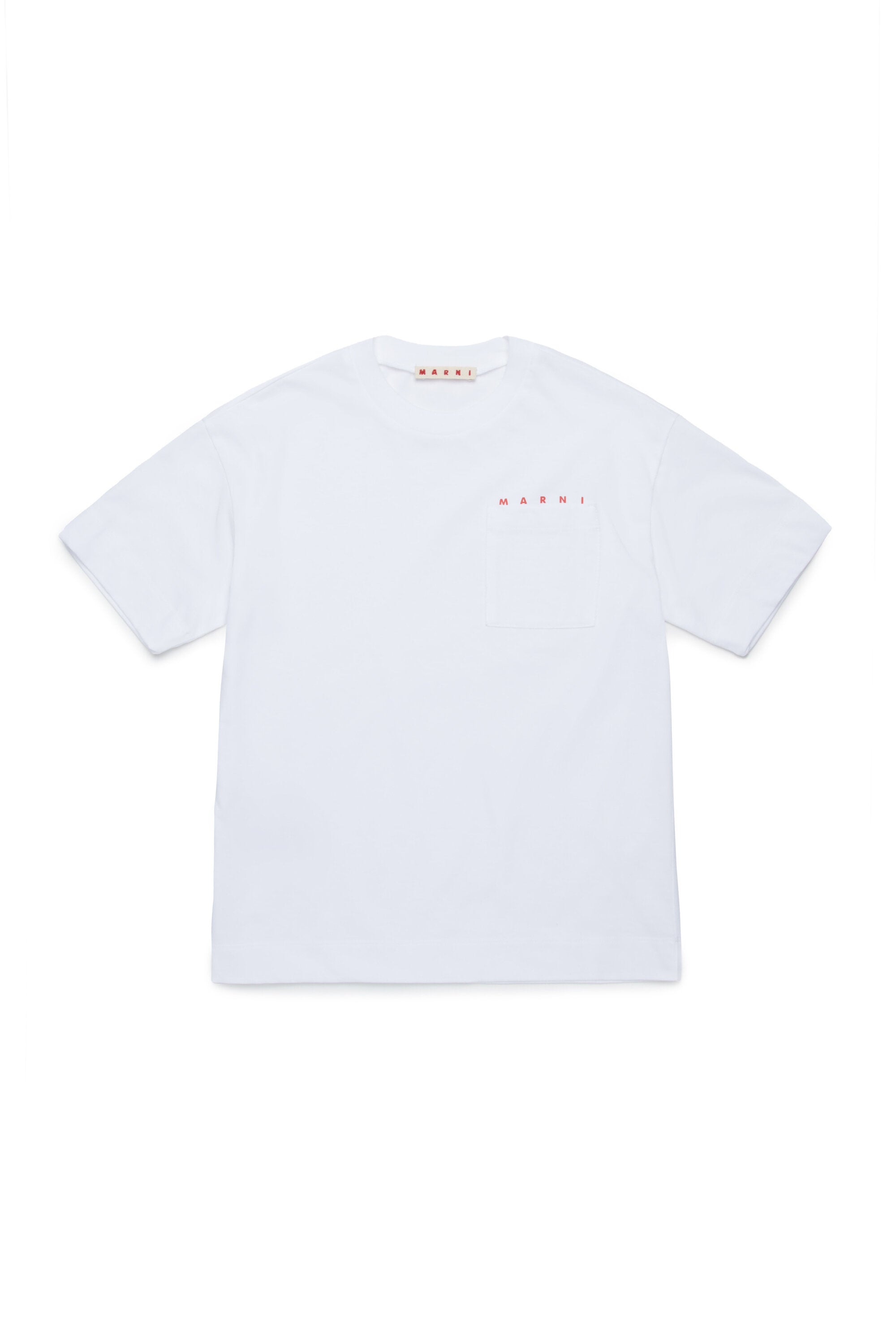Jersey T-shirt with breast pocket