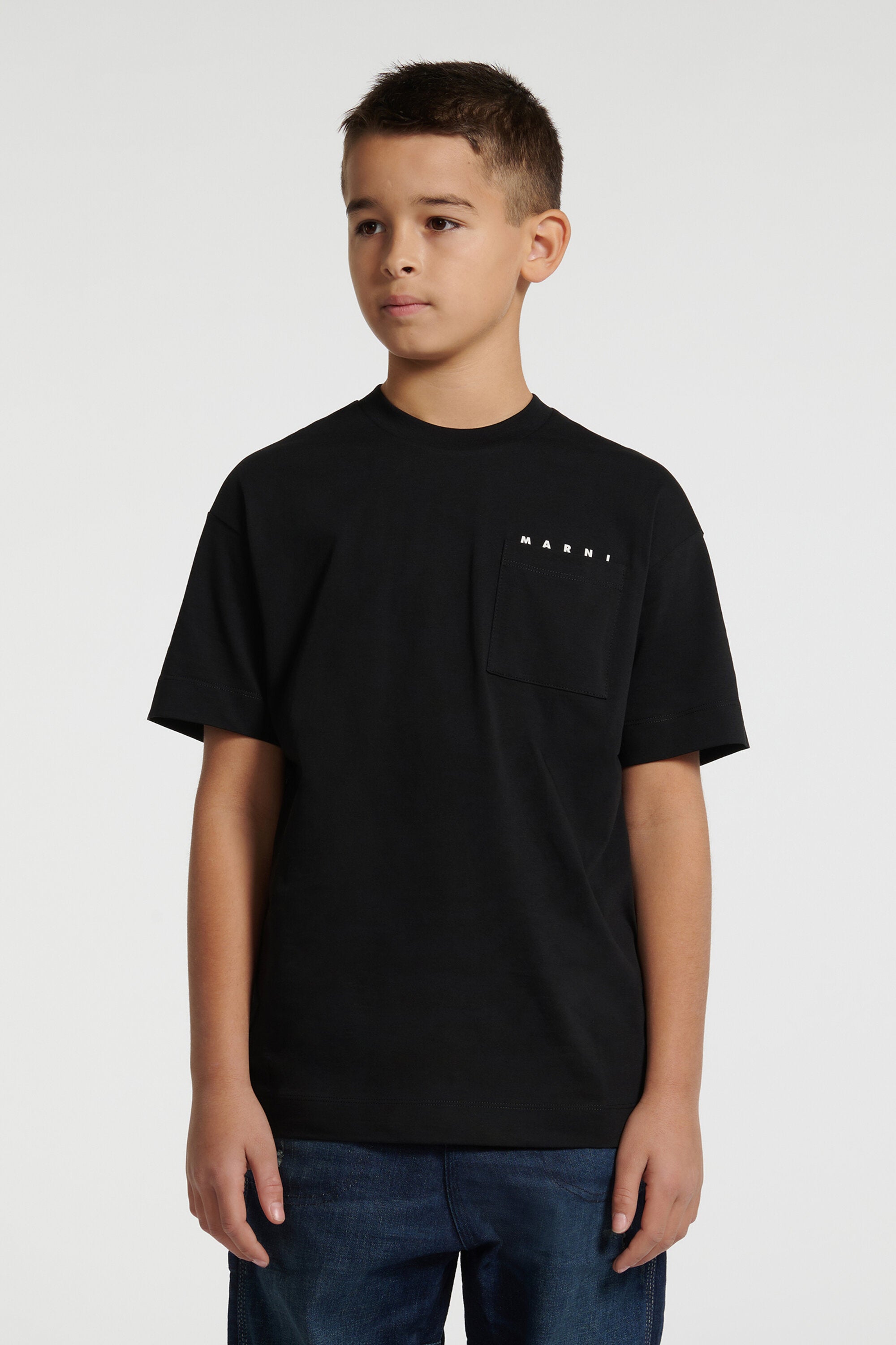 Jersey T-shirt with breast pocket