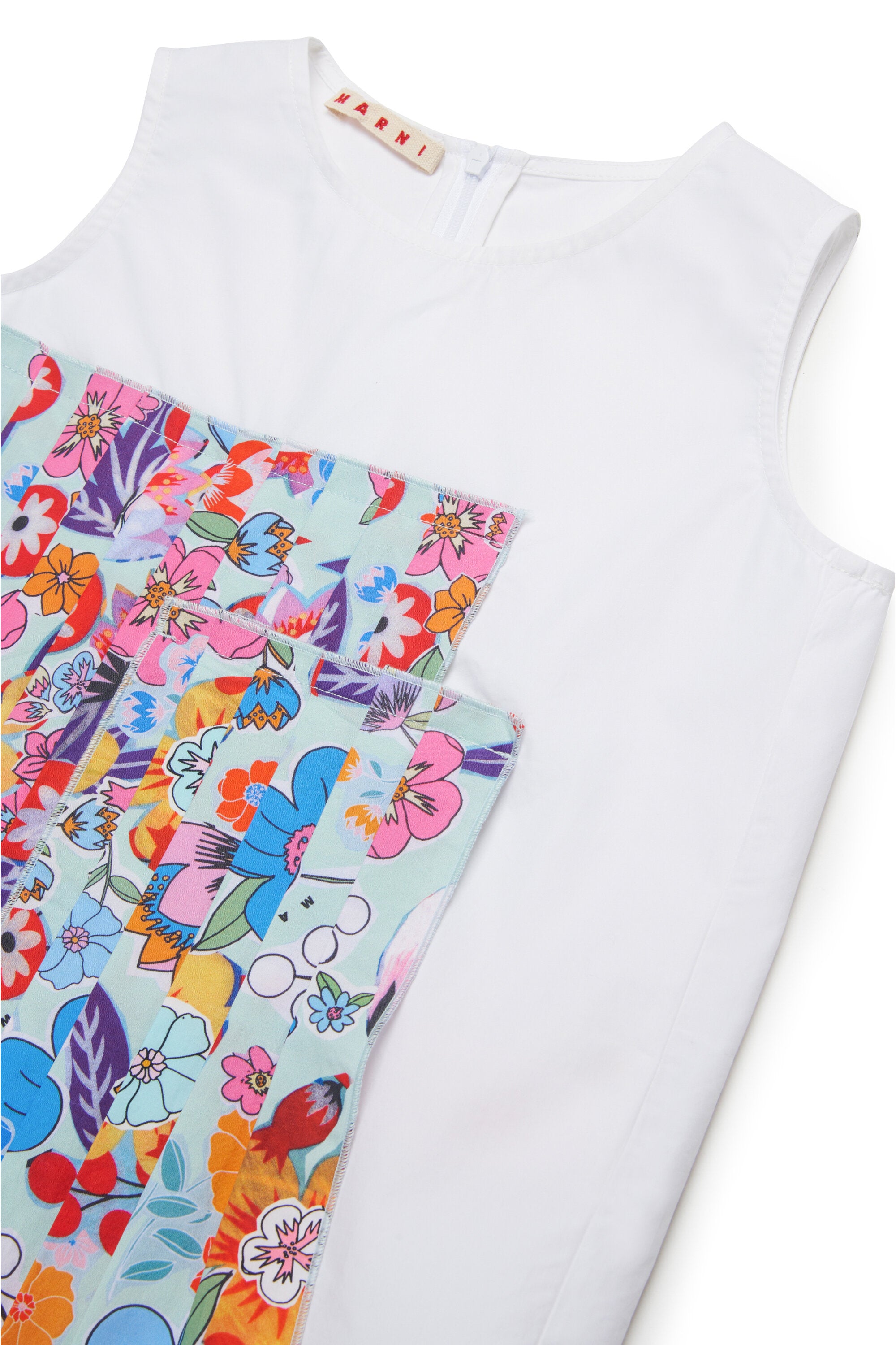 プリーツ入りノースリーブTシャツ Holiday