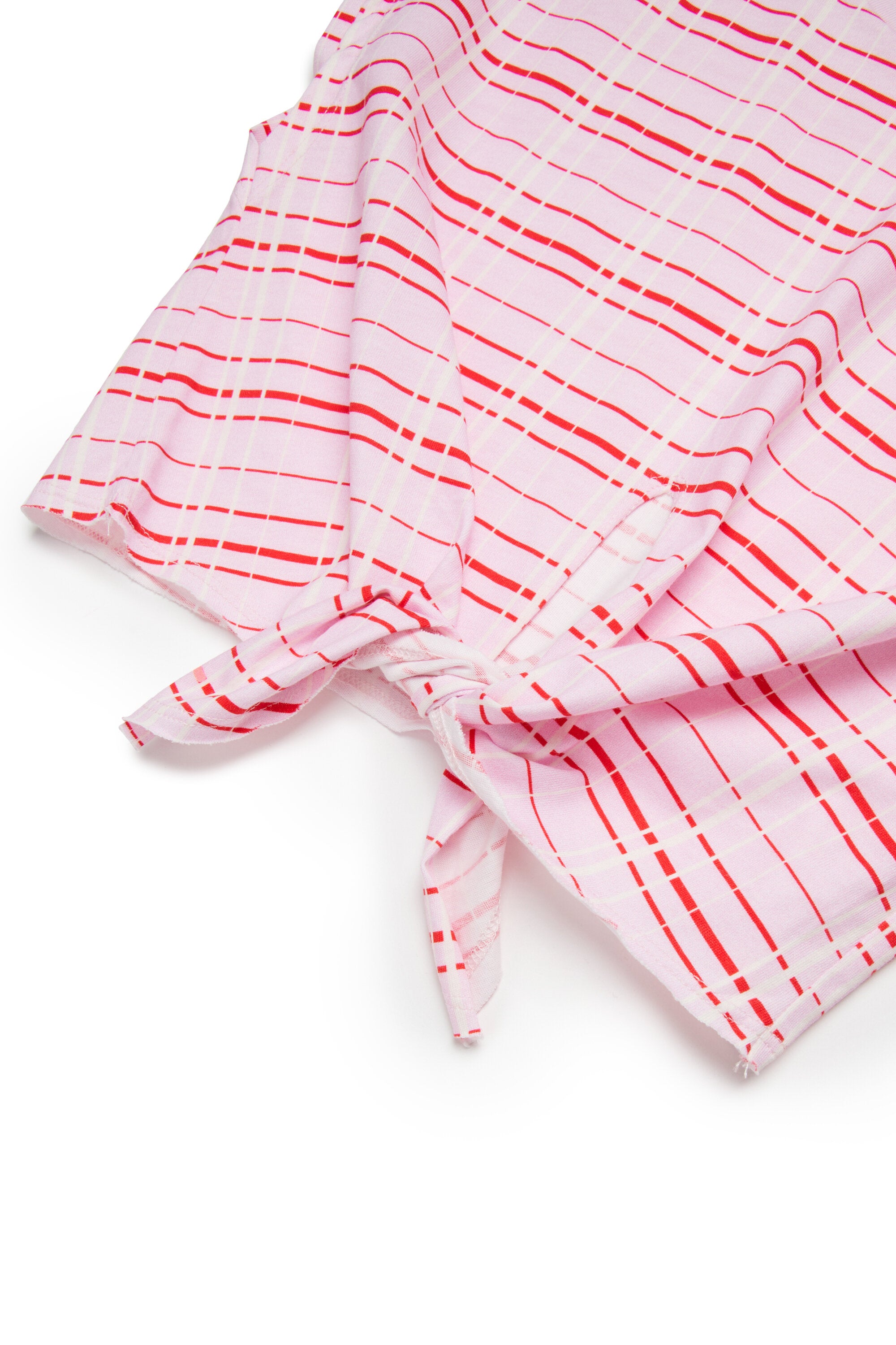 ノット・チェックTシャツ