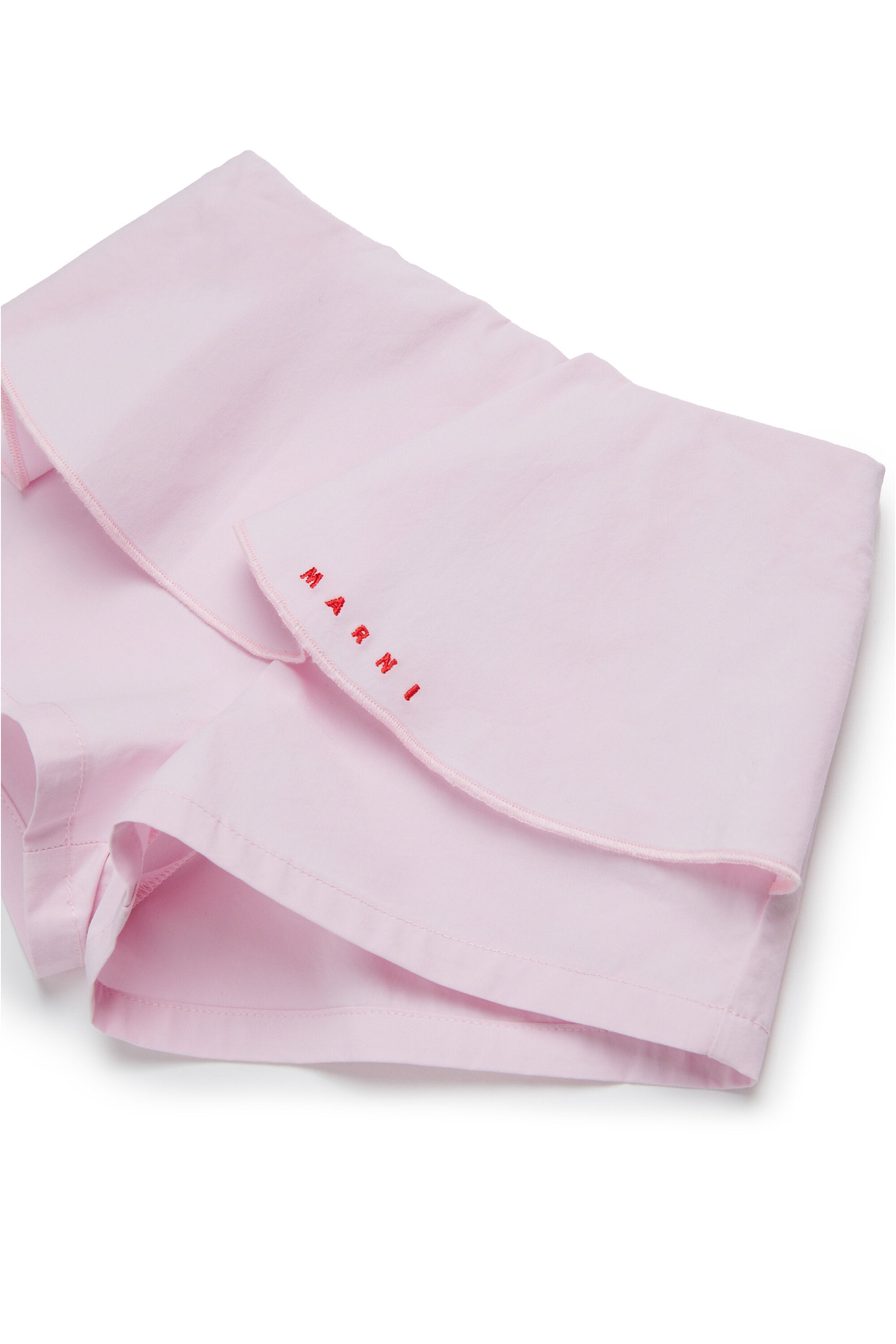 フリル付きポプリンショーツ