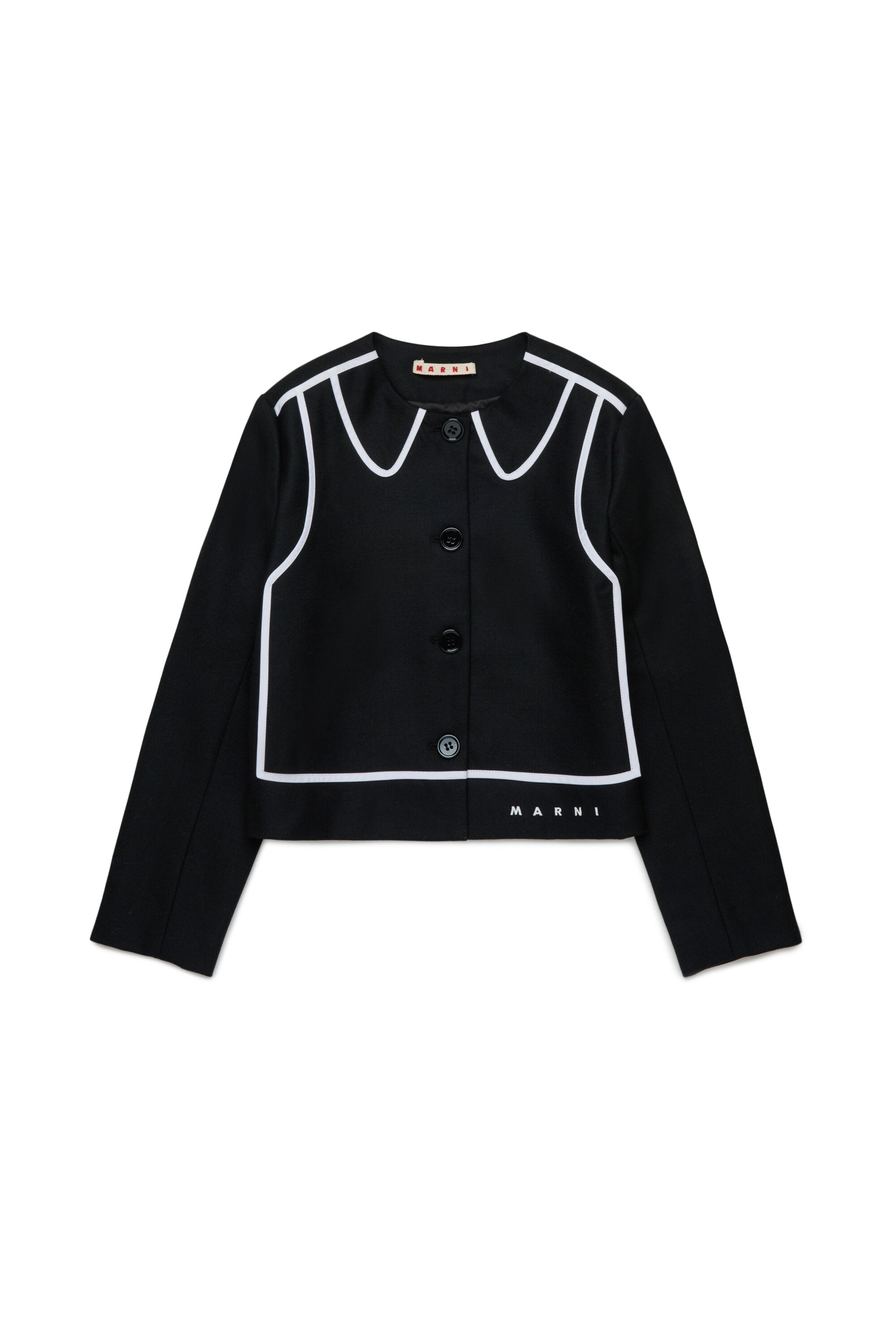 コントラスト・ディテールのフランネル・ジャケット