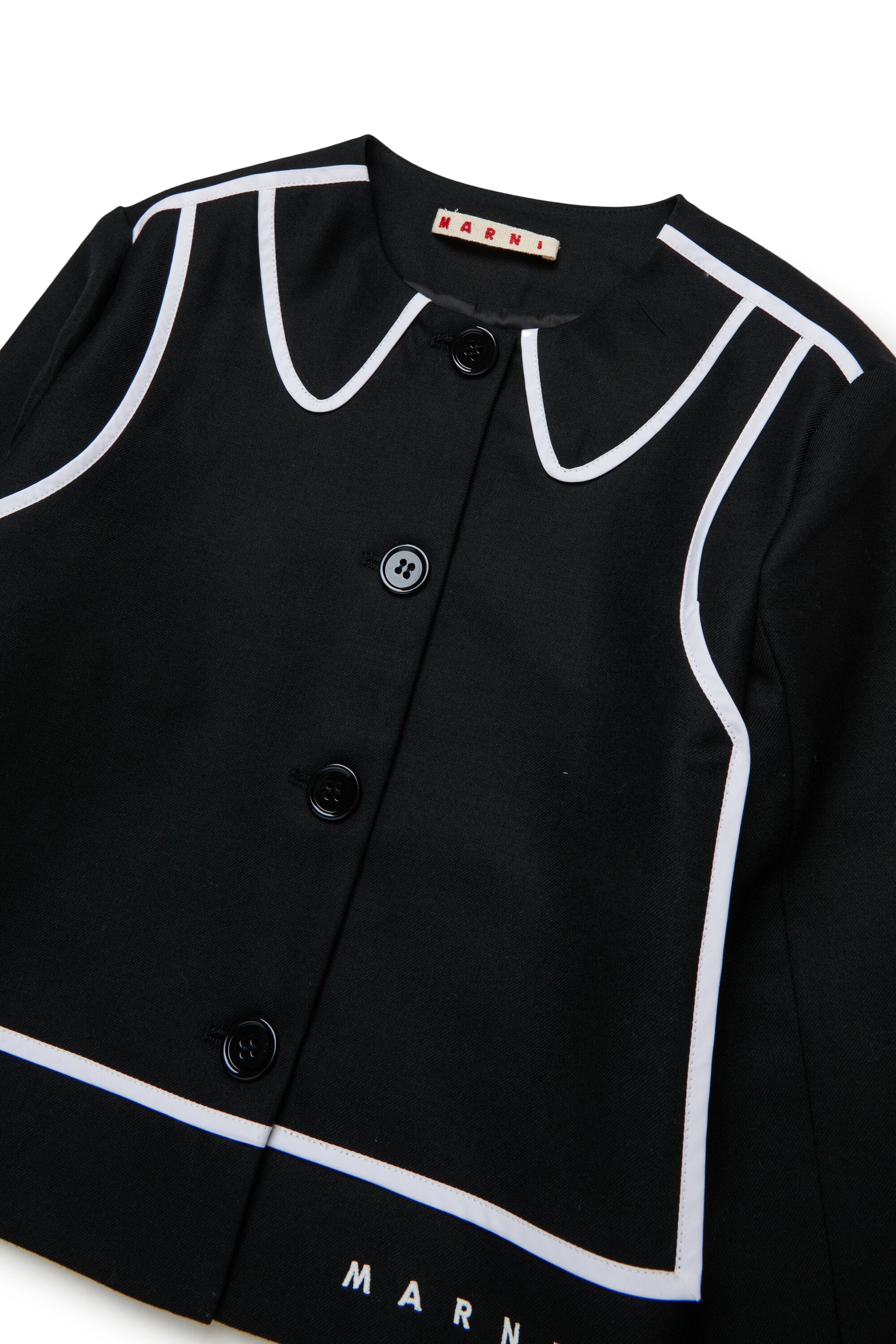 コントラスト・ディテールのフランネル・ジャケット