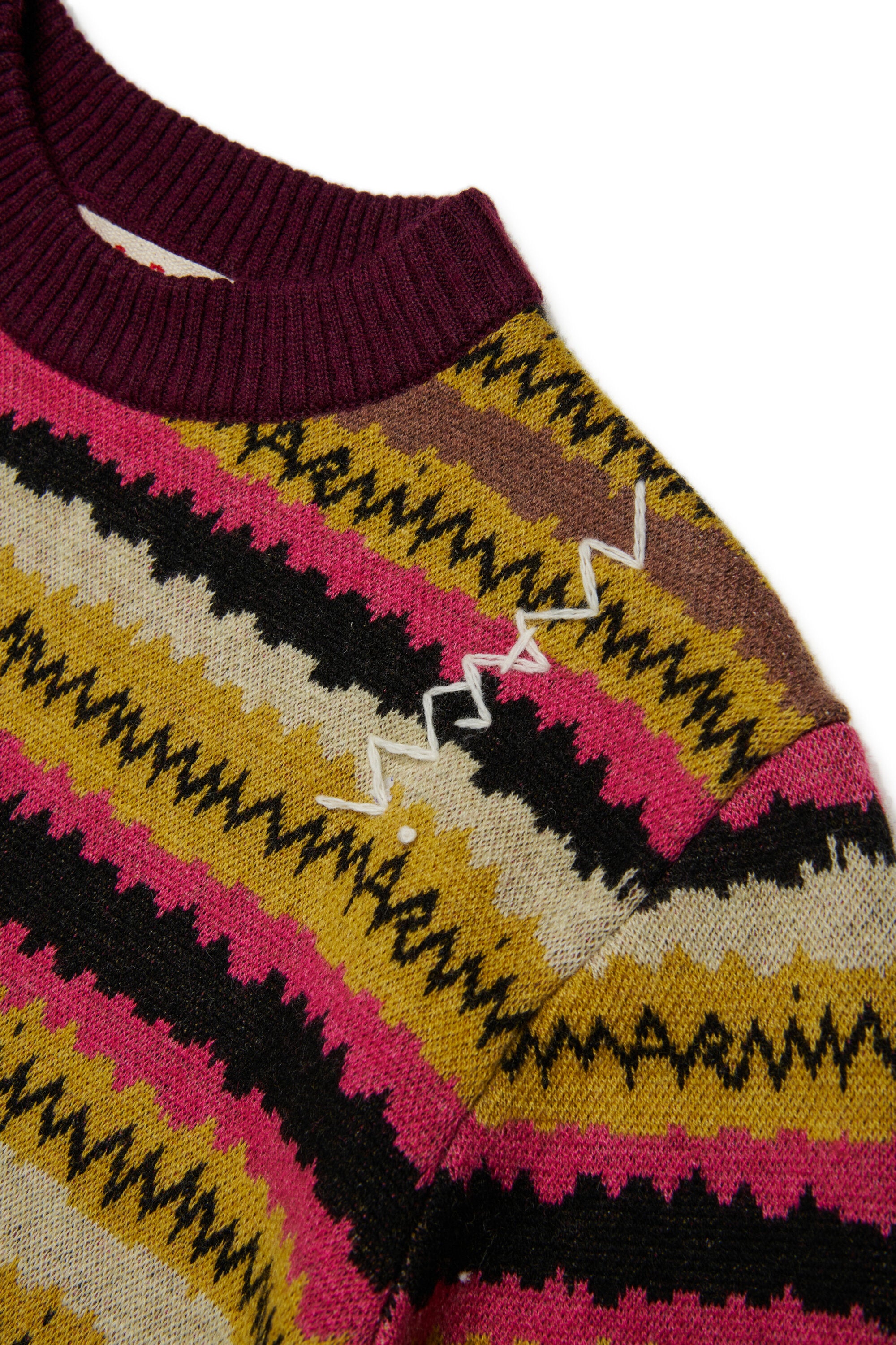 ウール混プルオーバー・Rock Doll・パターン