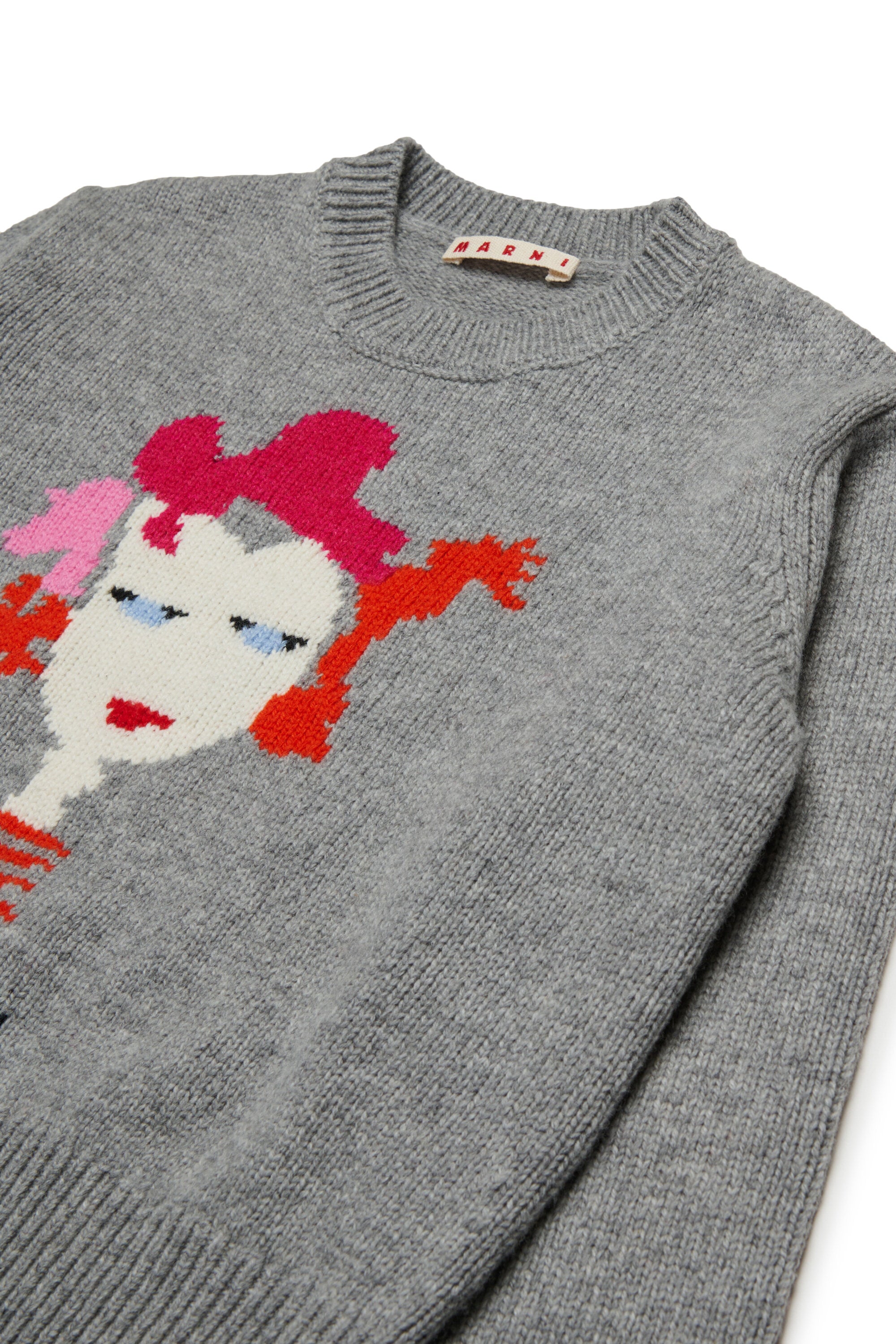 Marni Flowerー・グラフィック・ウール混プルオーバー