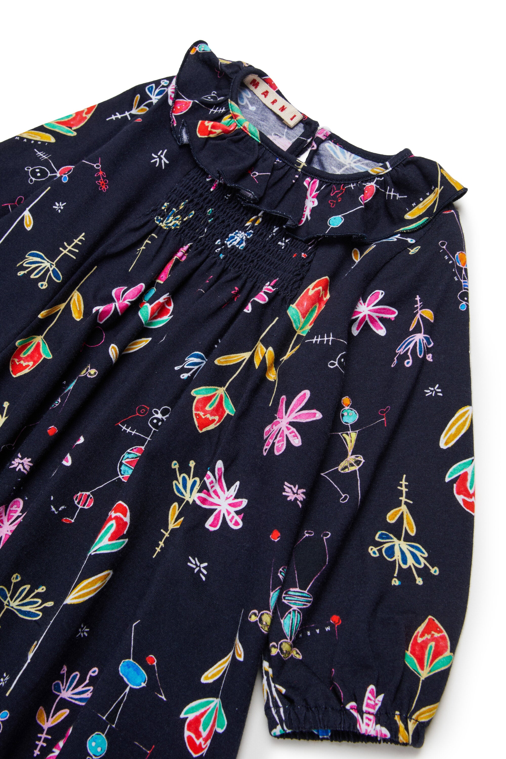 Nutcrackerの総柄ジャージーショートドレス