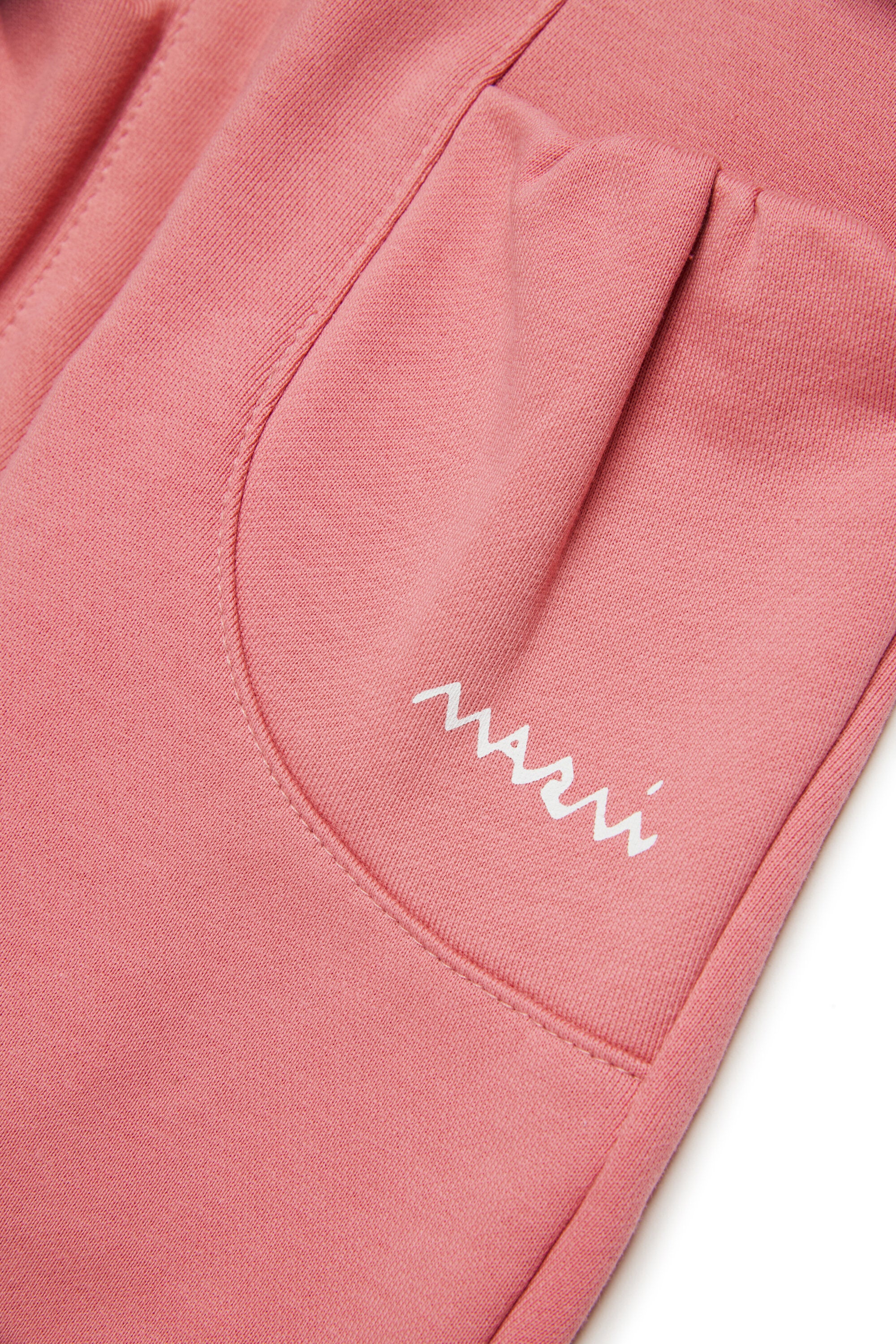 フリルポケット付きフリースジョガーパンツ