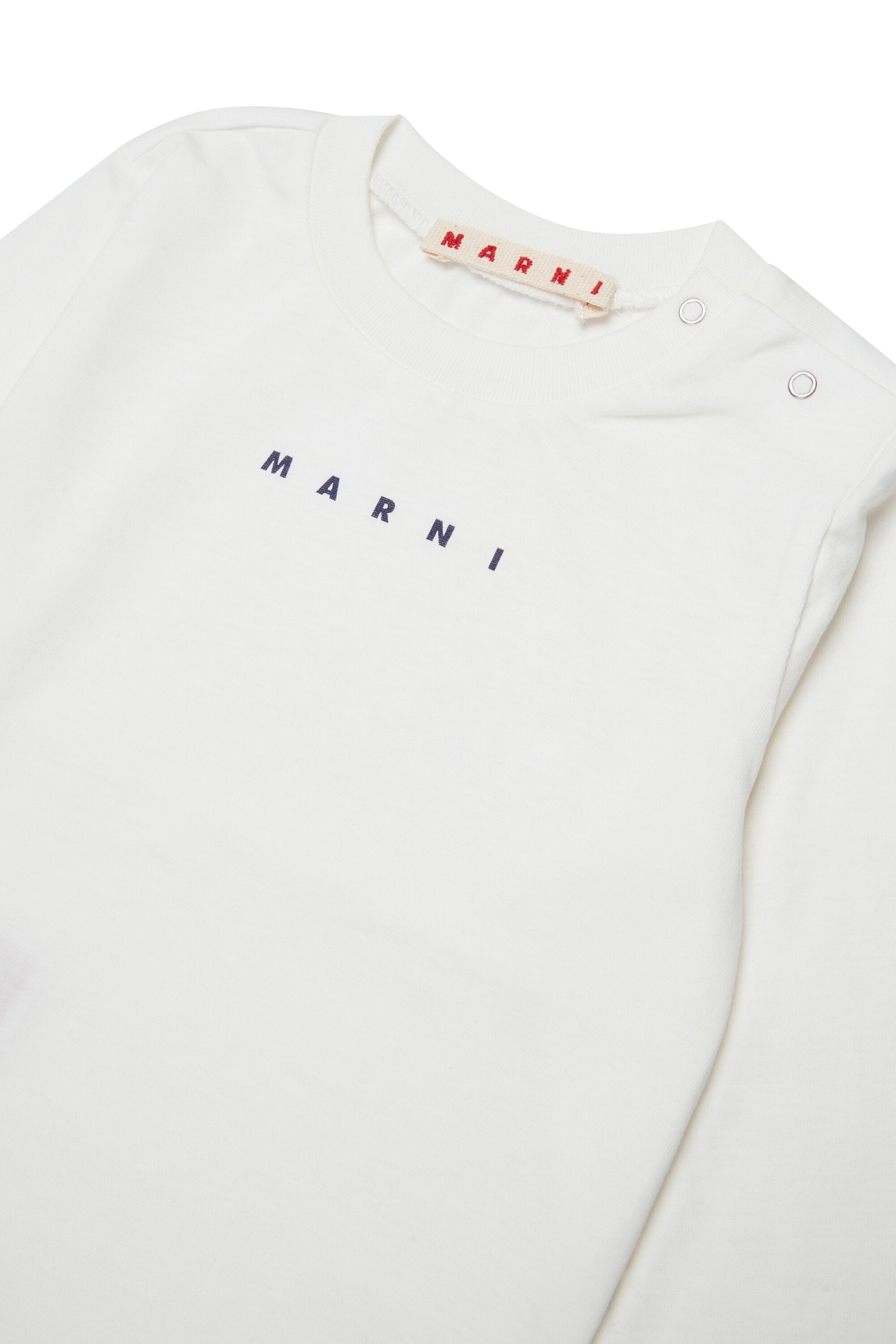 ロゴ入り長袖ジャージーTシャツ