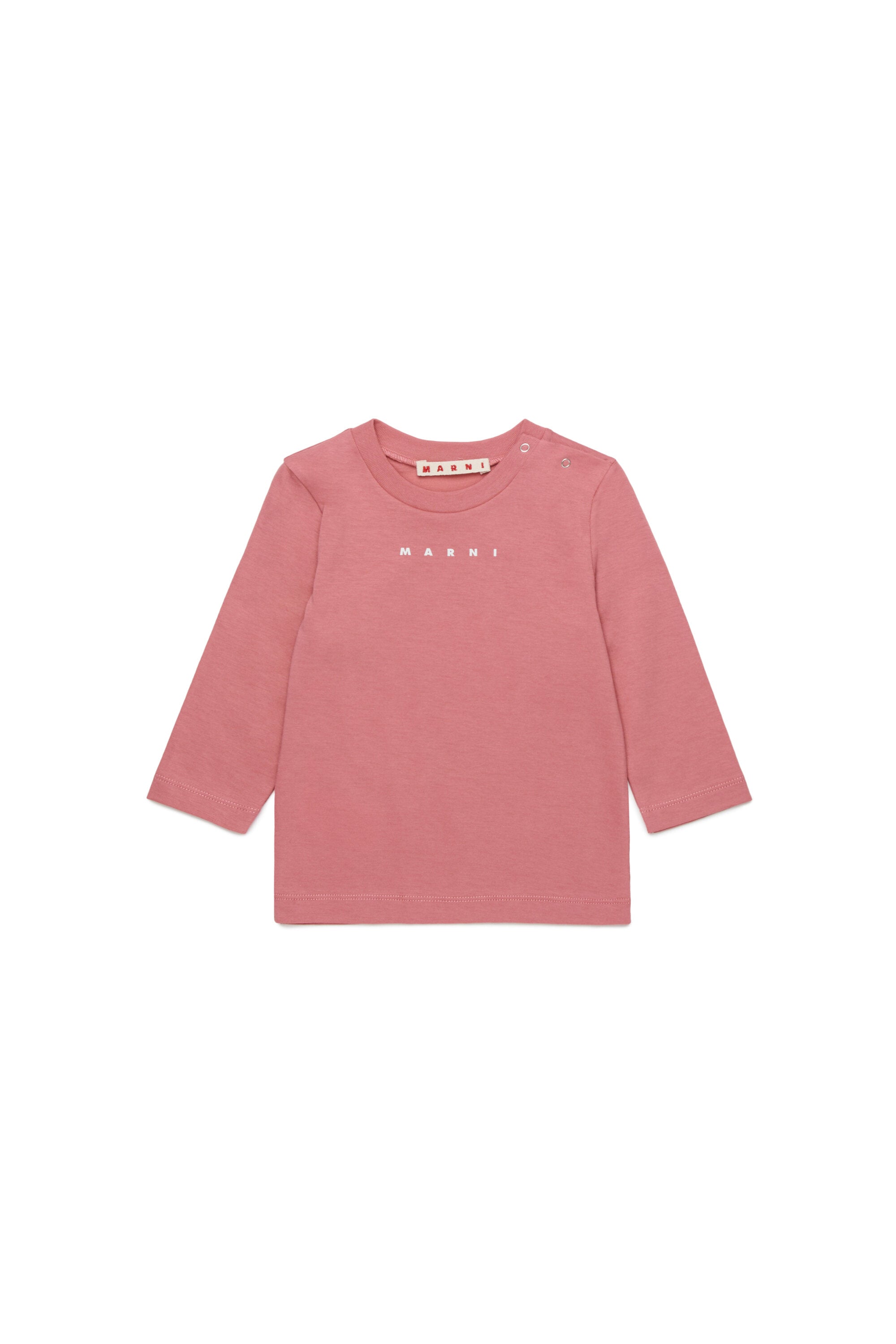 ロゴ入り長袖ジャージーTシャツ