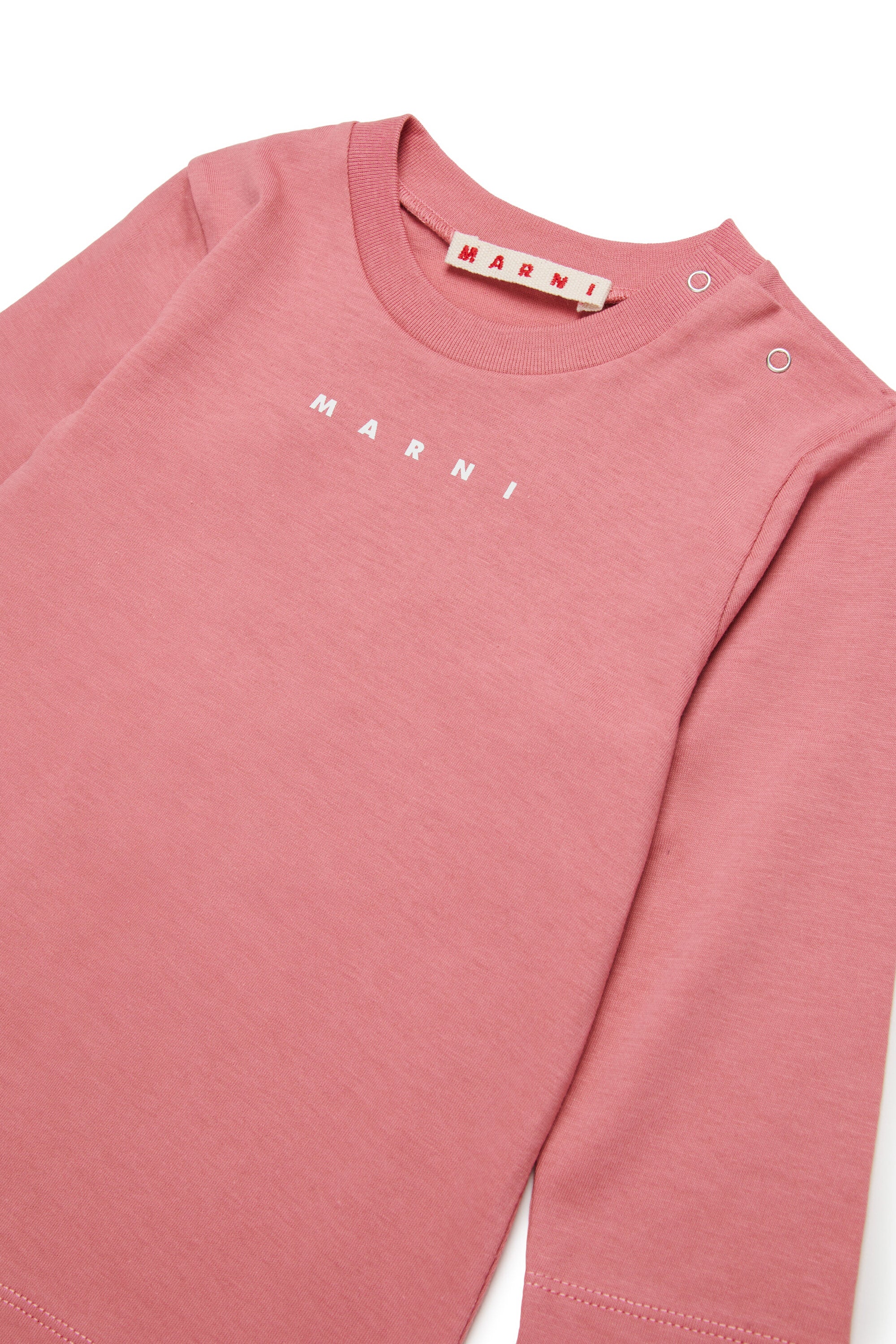 ロゴ入り長袖ジャージーTシャツ