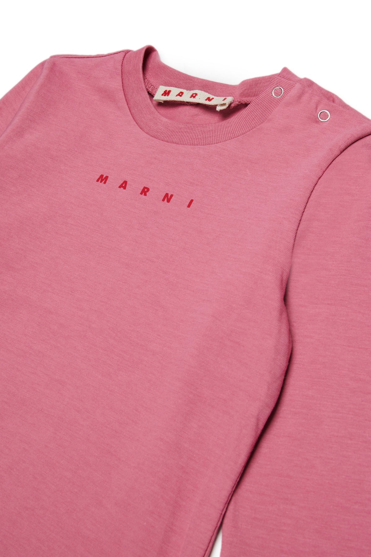 ロゴ入り長袖ジャージーTシャツ