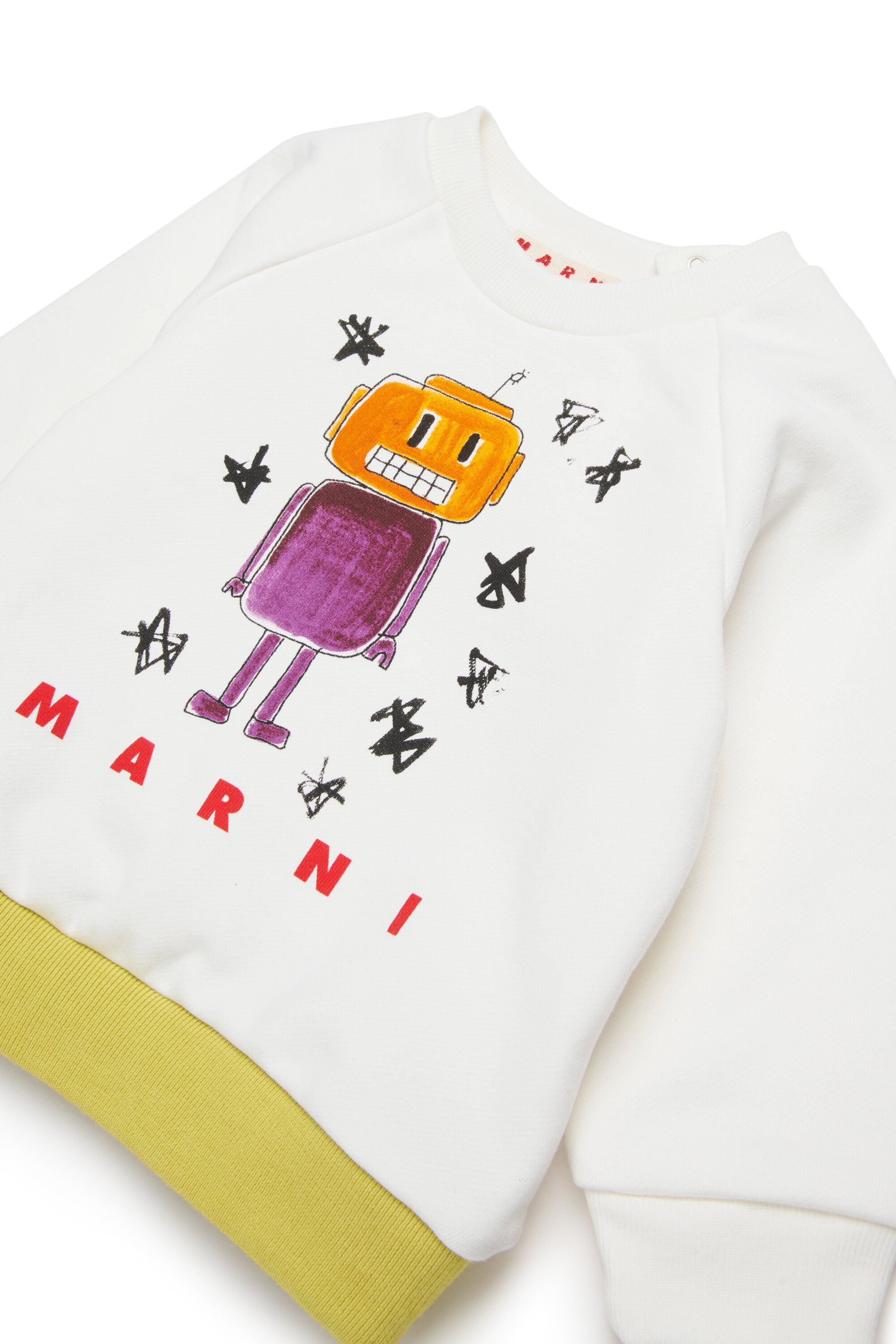 ギャラクシープリントのクルーネックスウェットシャツ