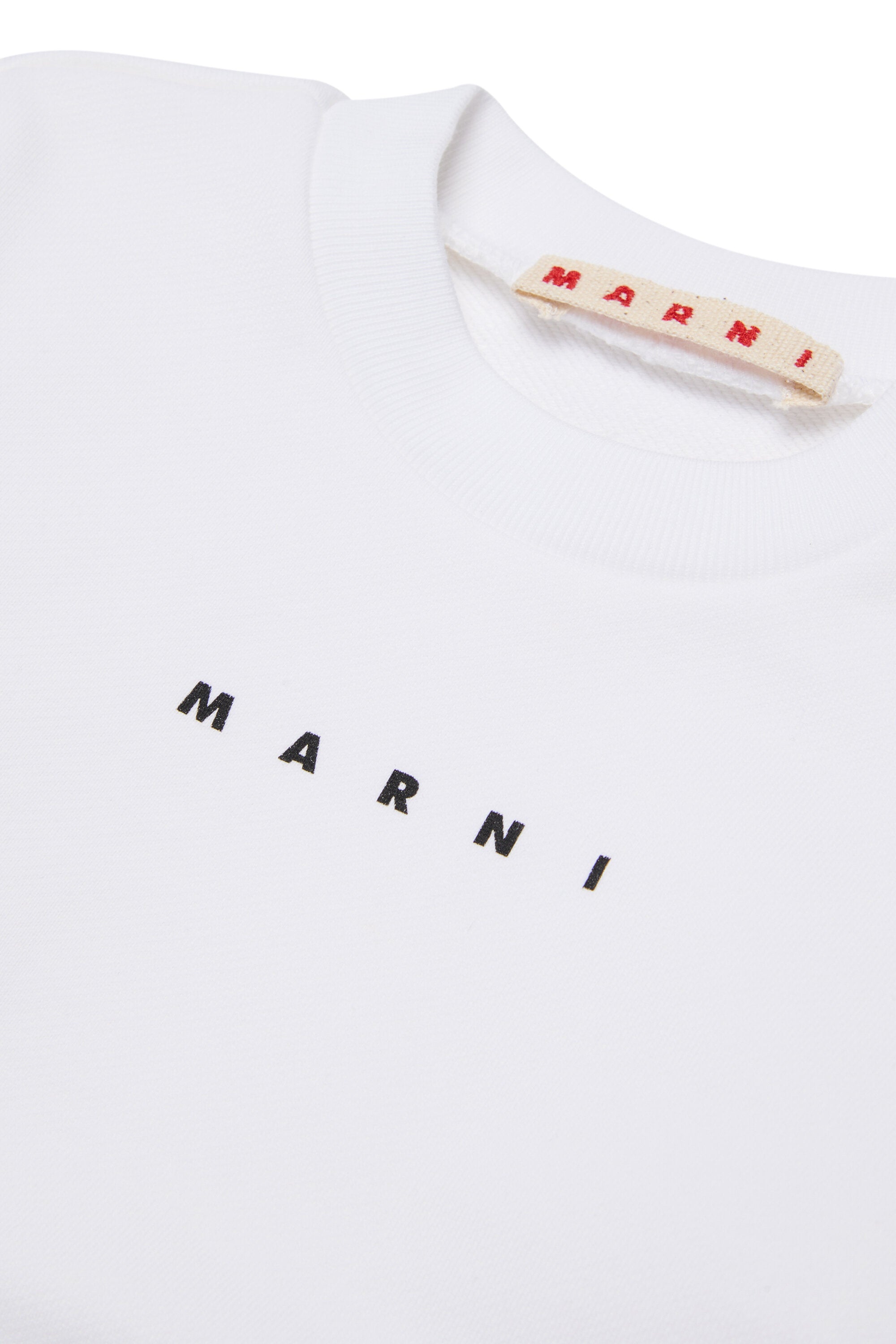 Marniロゴクルーネックスウェットシャツ
