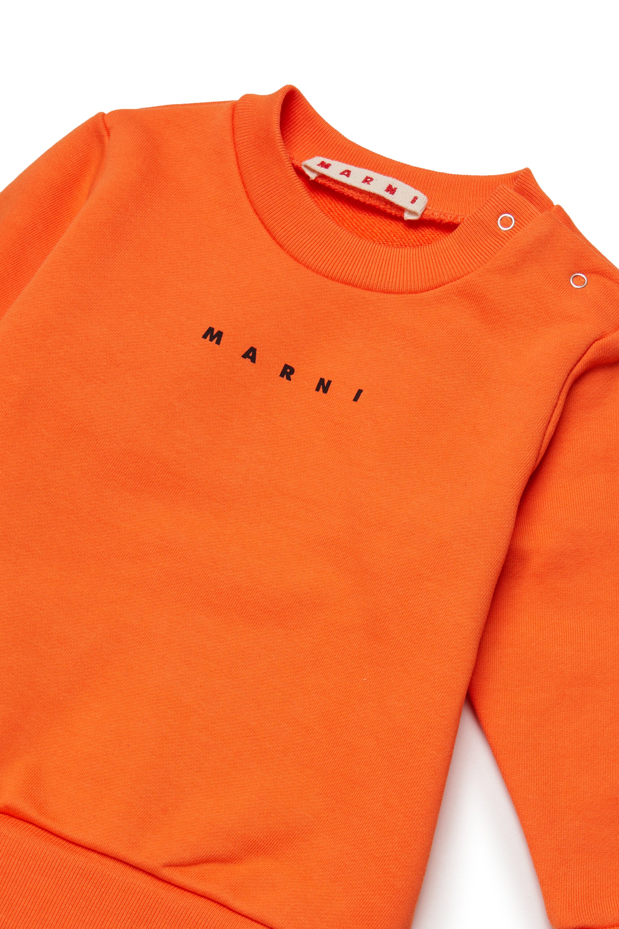 Marniロゴクルーネックスウェットシャツ