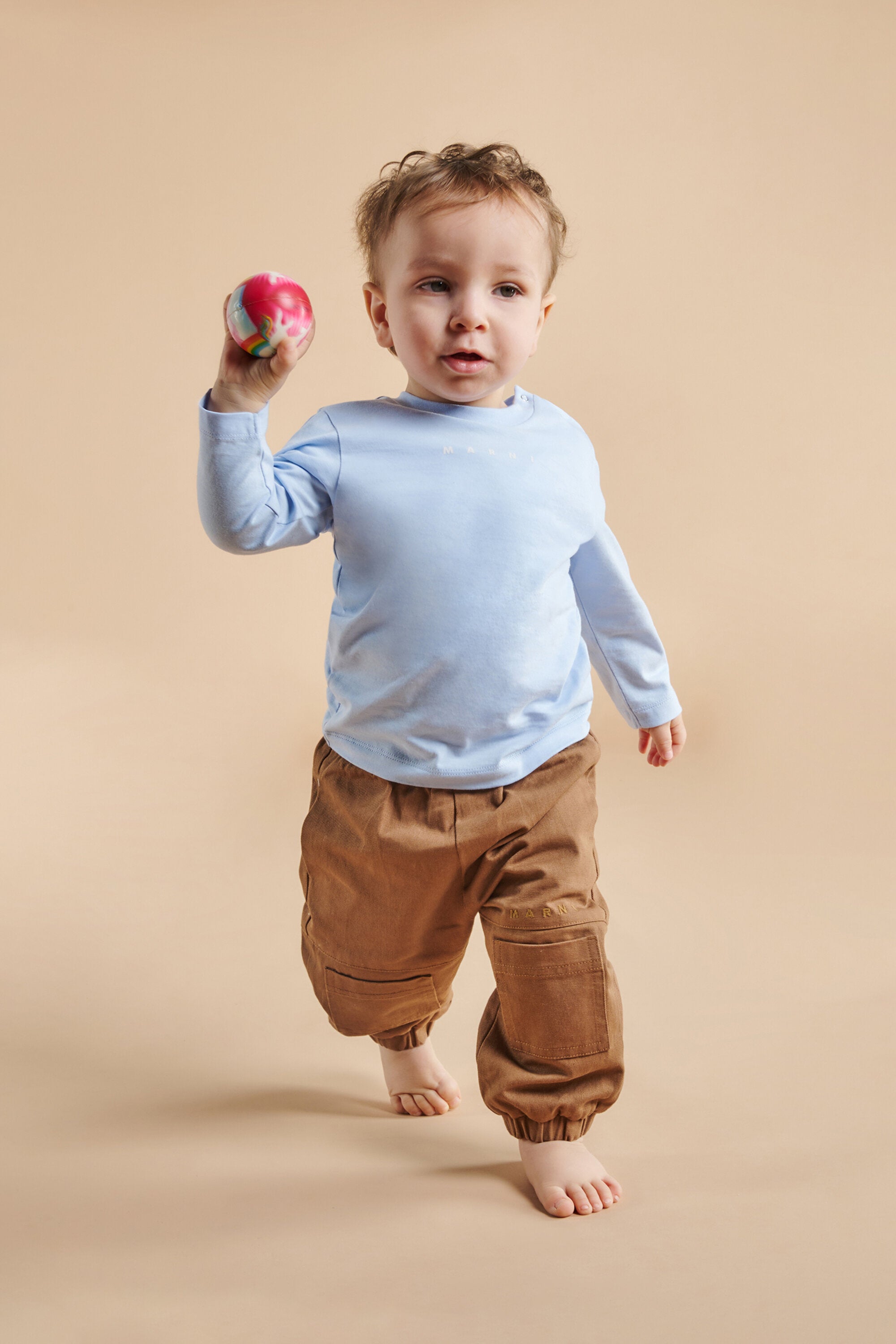 ポケット付きギャバジン・パンツ