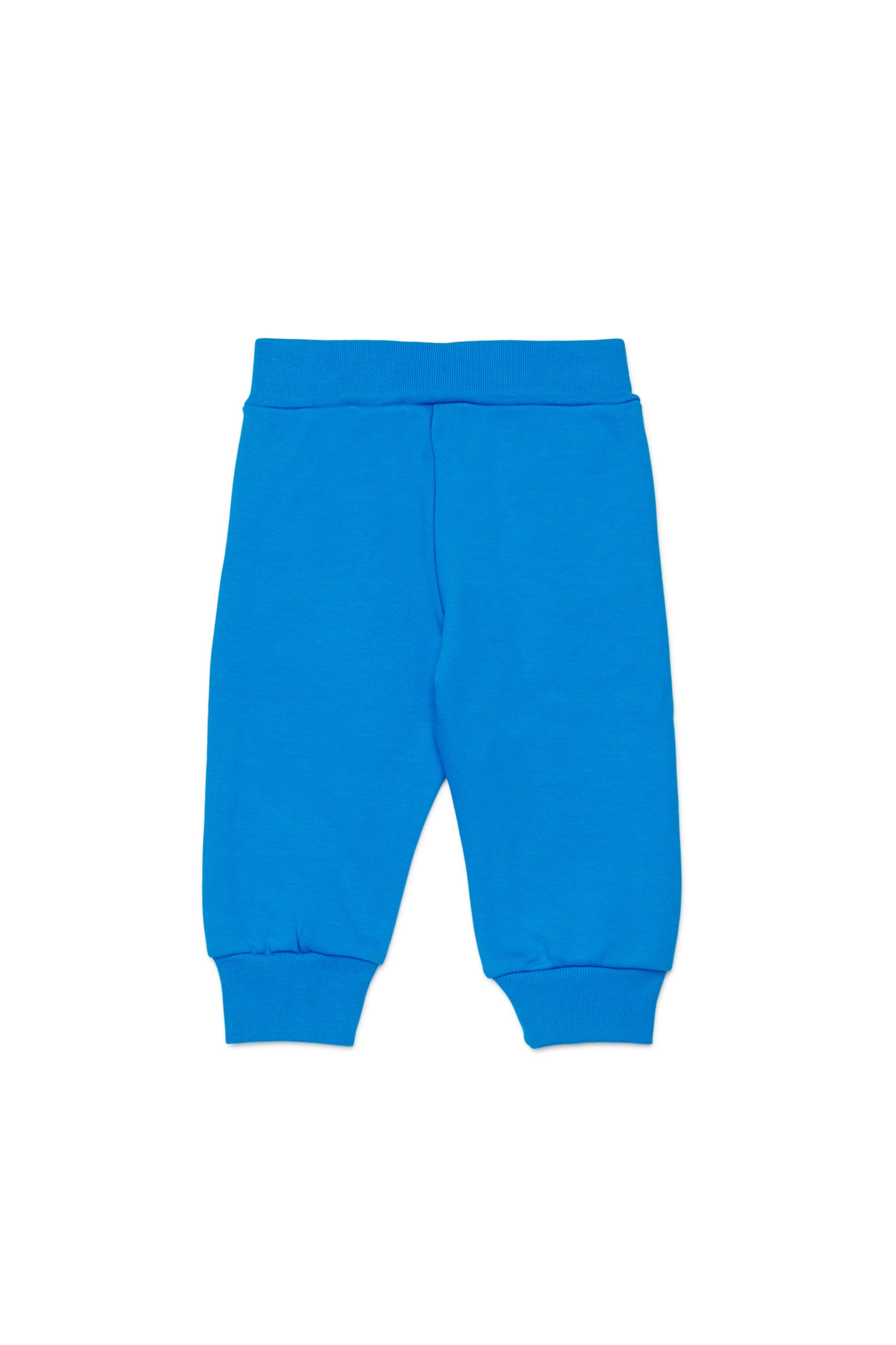 Fleece jogger pants with logo