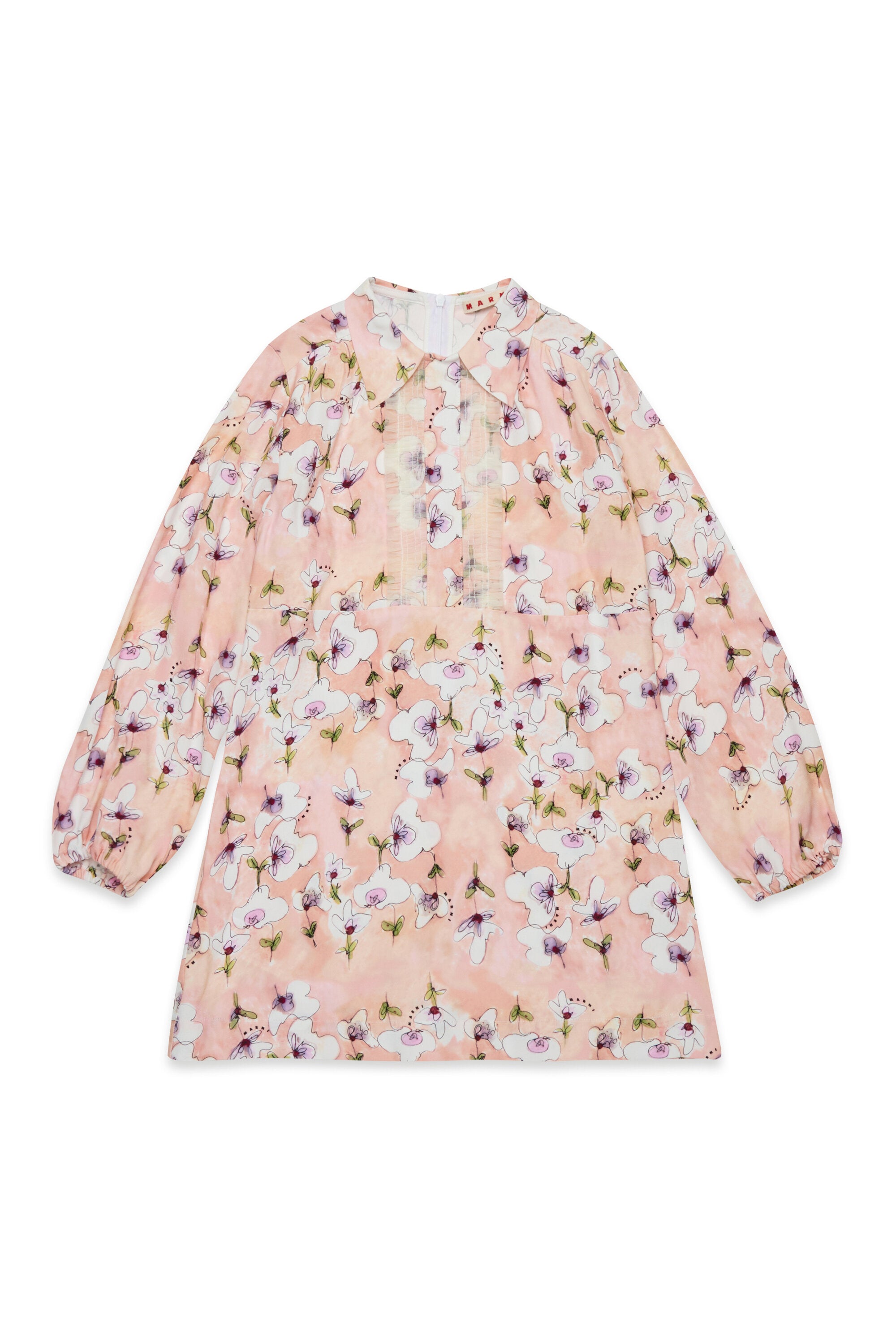 Monet・オールオーバー・サテン・ミニドレス