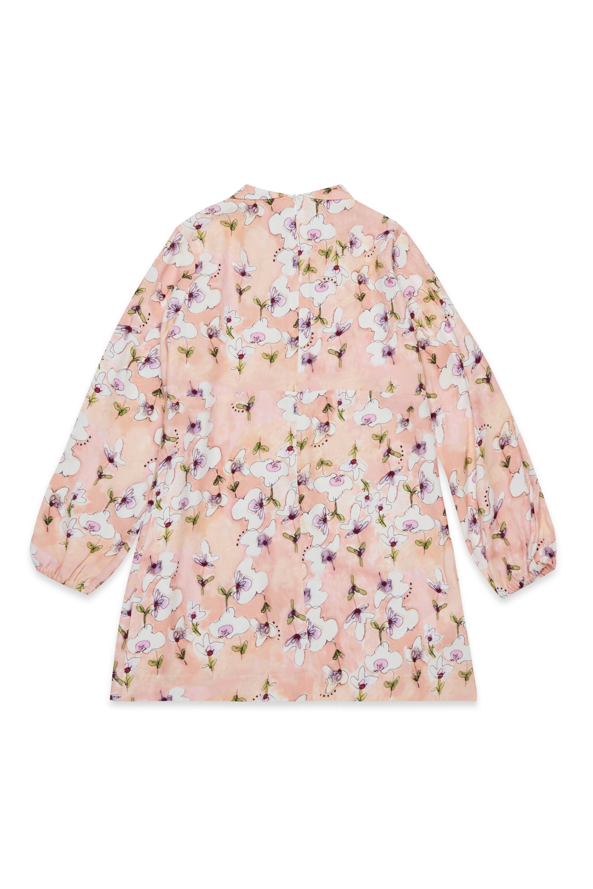 Monet・オールオーバー・サテン・ミニドレス