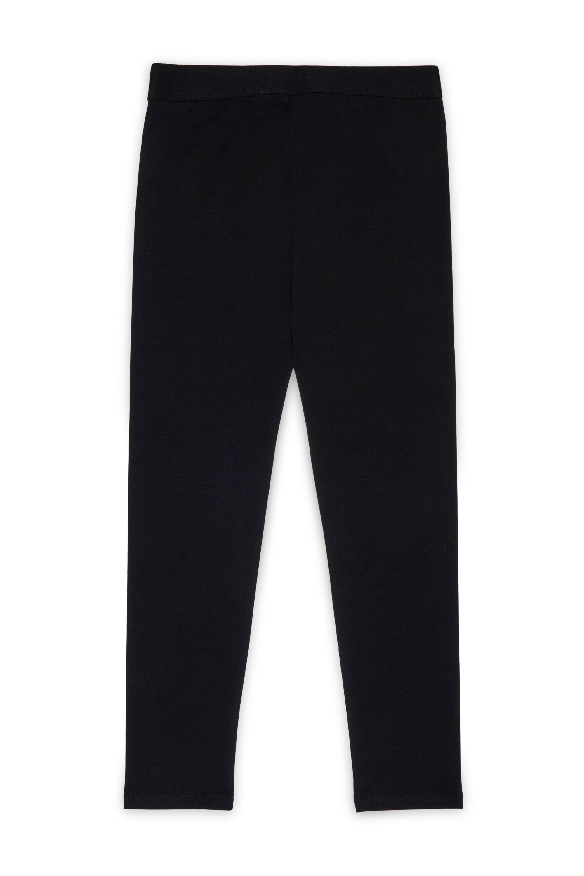 ロゴ入り伸縮性レギンスパンツ