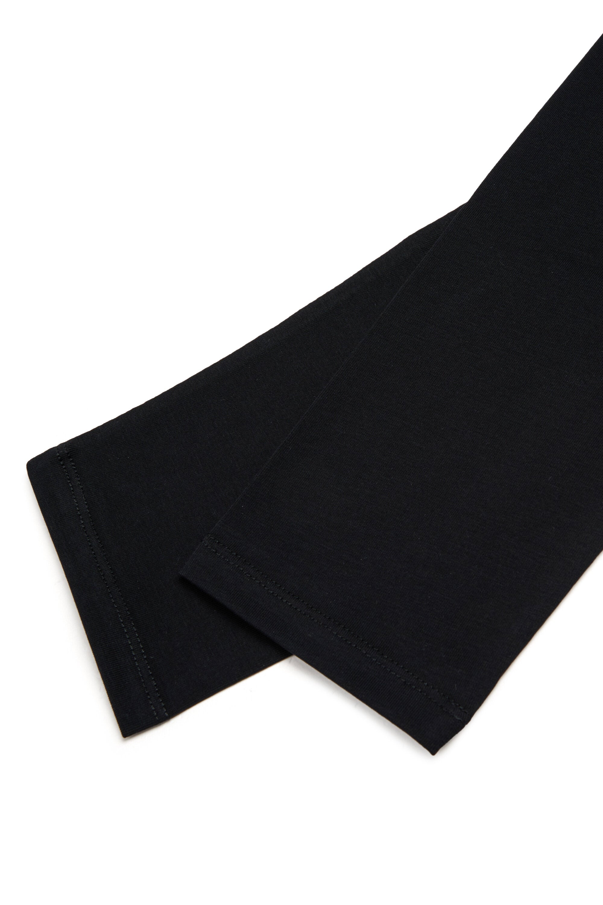 ロゴ入り伸縮性レギンスパンツ