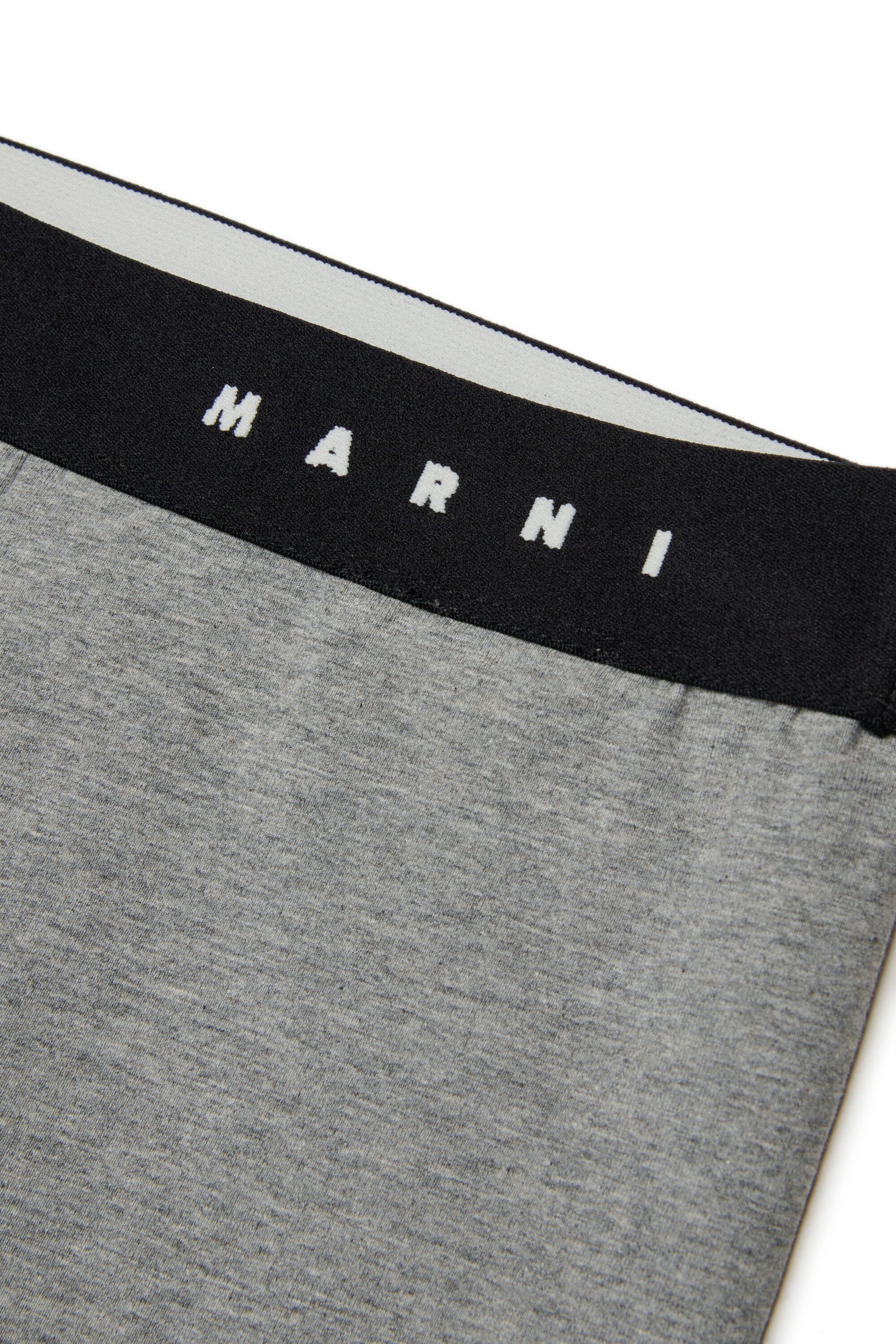 ロゴ入り伸縮性レギンスパンツ