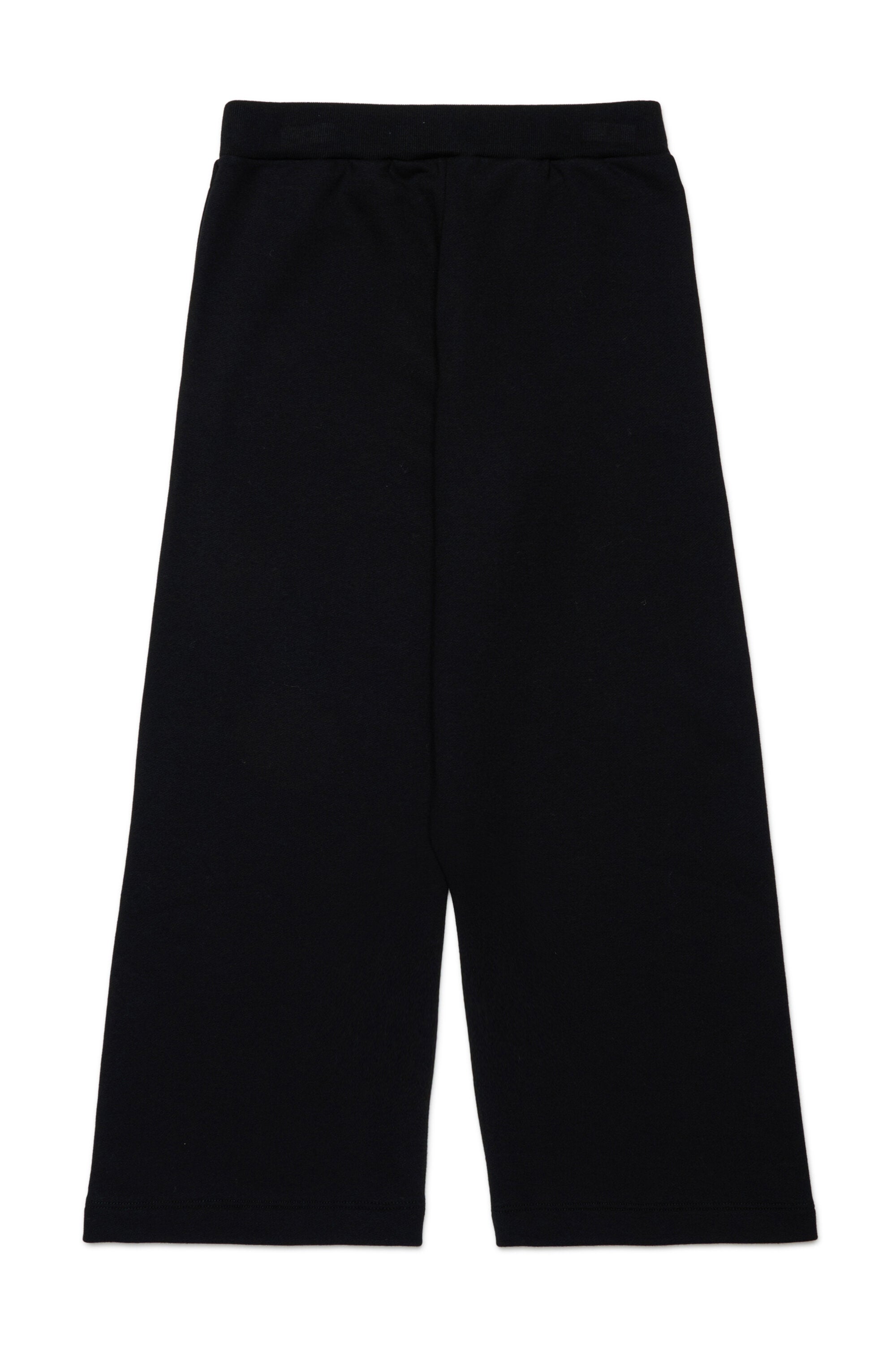 Fleece pants with side opening