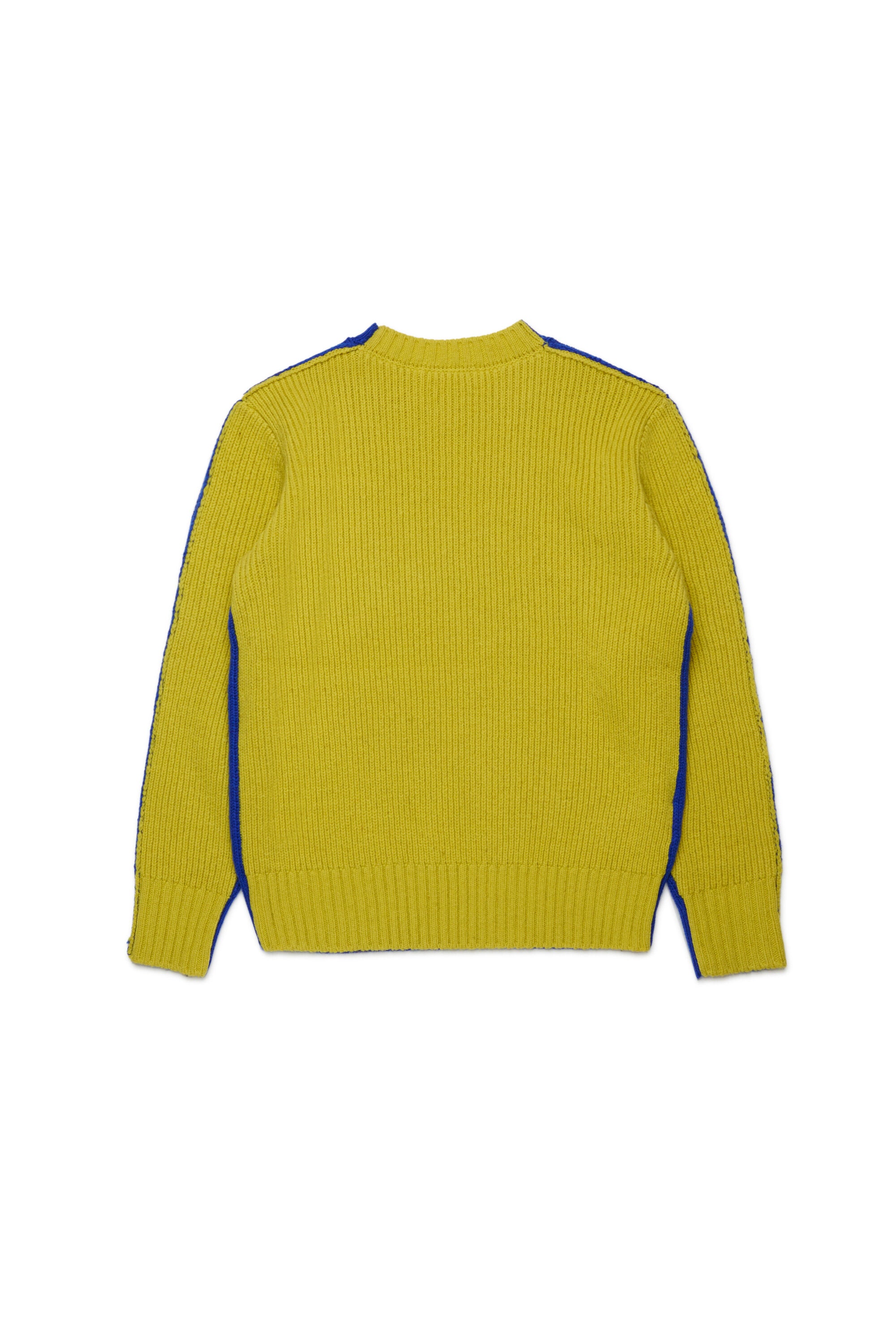 Colorblock wool blend pullover