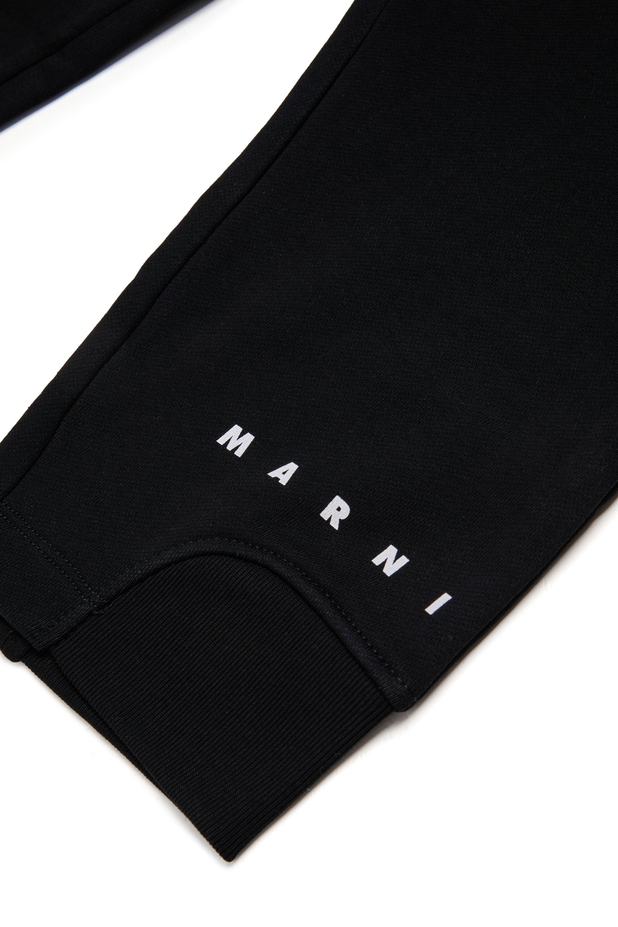 足首に伸縮性のある袖口のフリース・ジョガー・パンツ