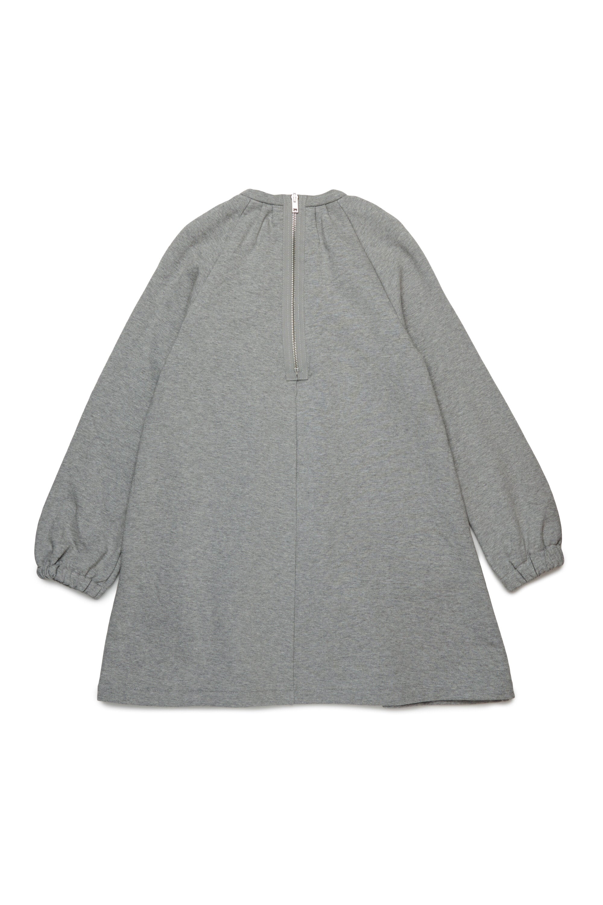 パッチポケット付きミニフリースドレス