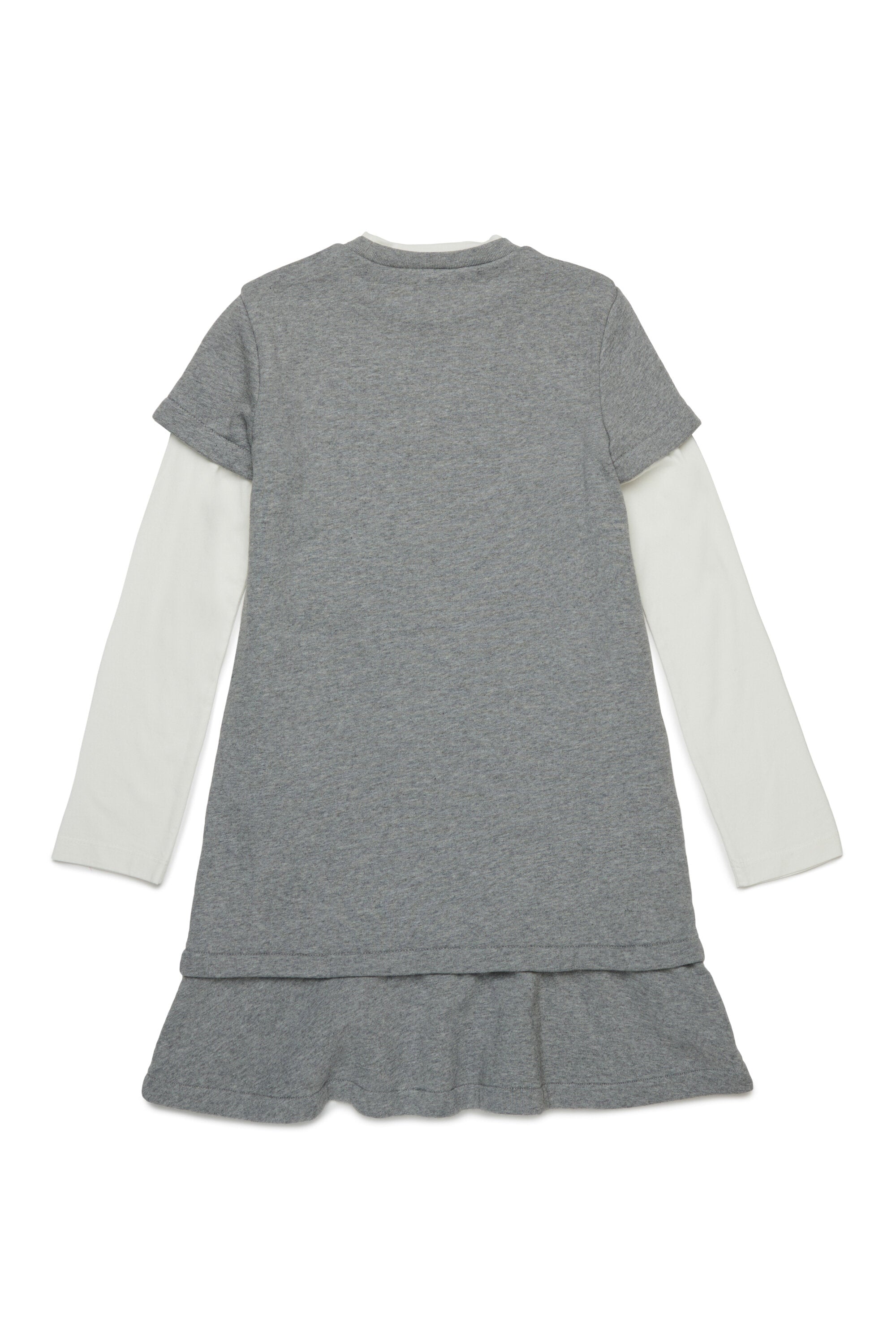 Marni Flowerー・ワッペン付きフリース・ショートドレス