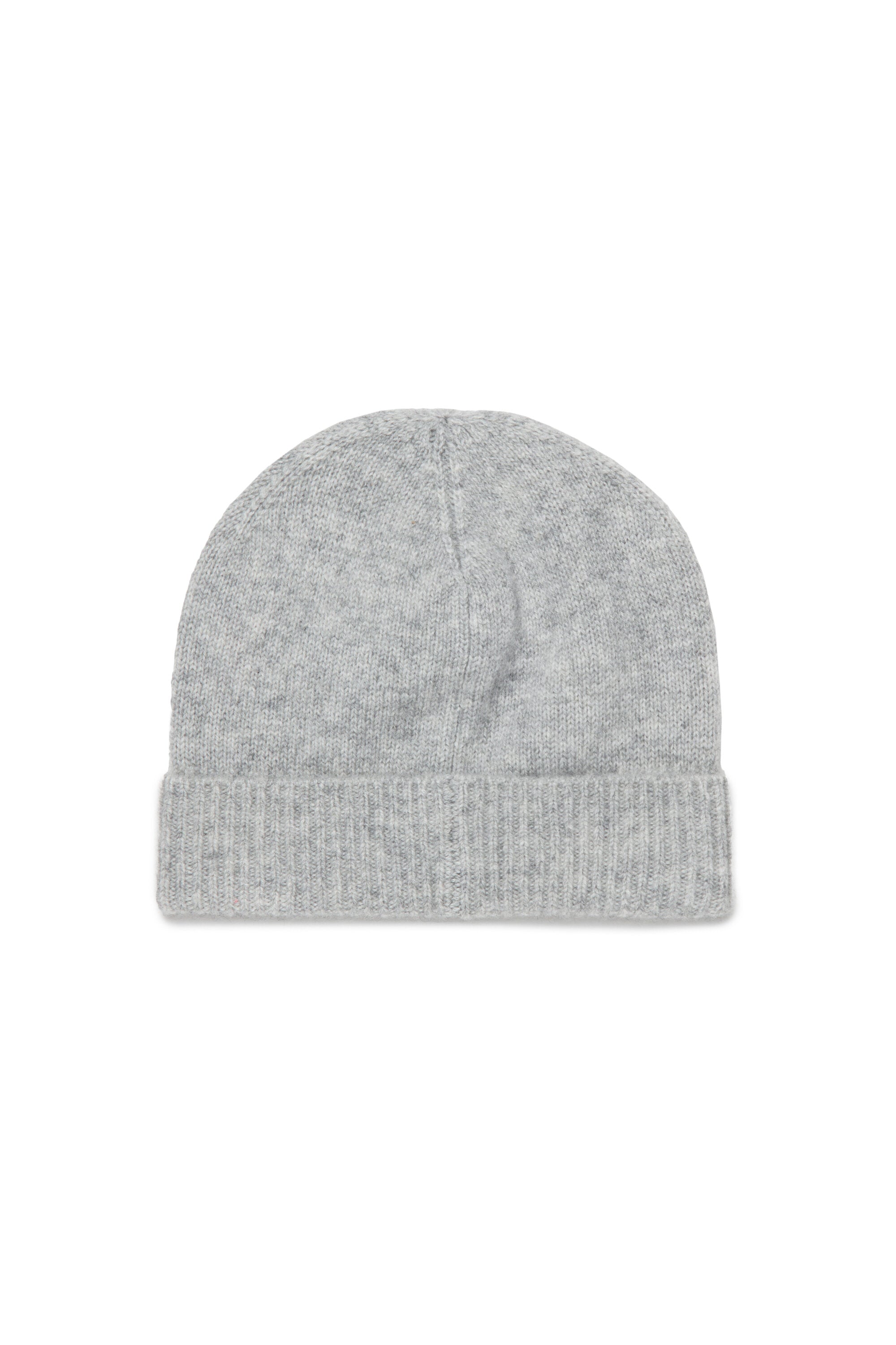 Wool and cashmere blend beanie with logo