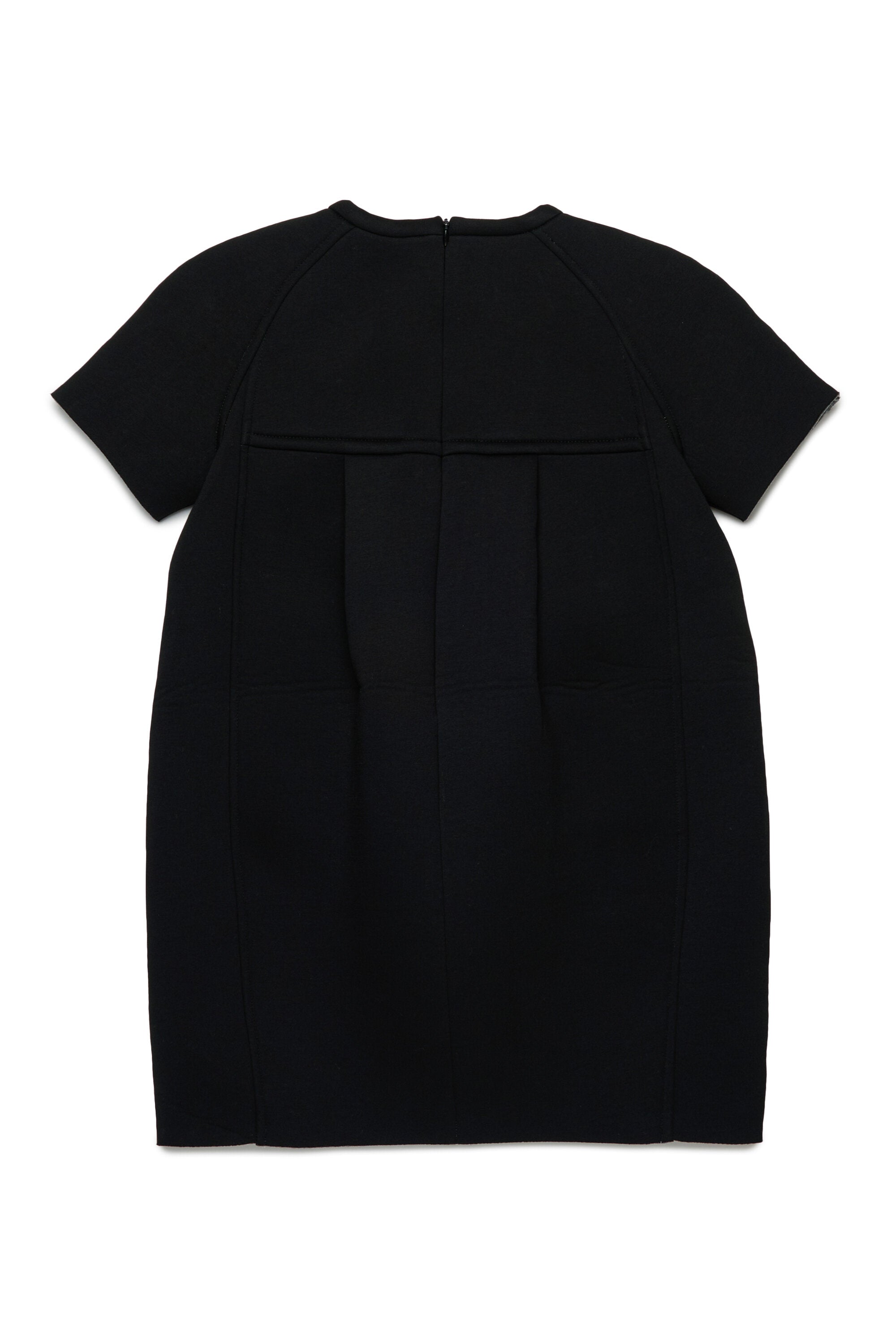 ネオプレン製卵型ミニドレス