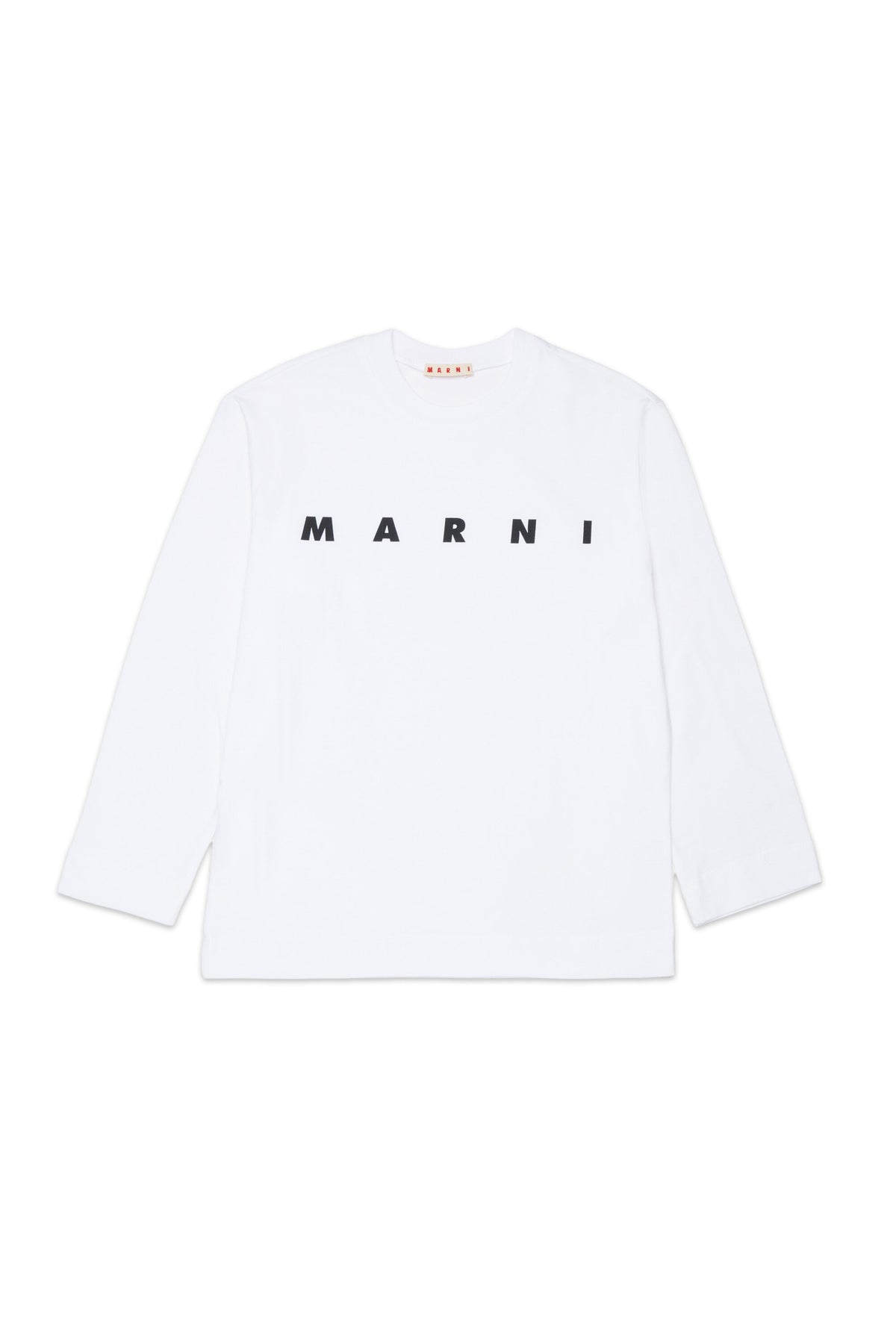 Long sleeves jersey T-shirt with Marni logo