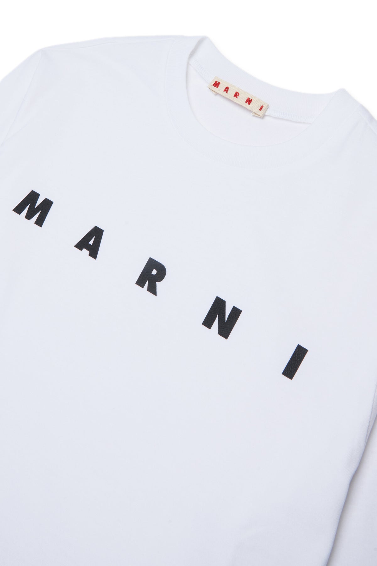 Long sleeves jersey T-shirt with Marni logo