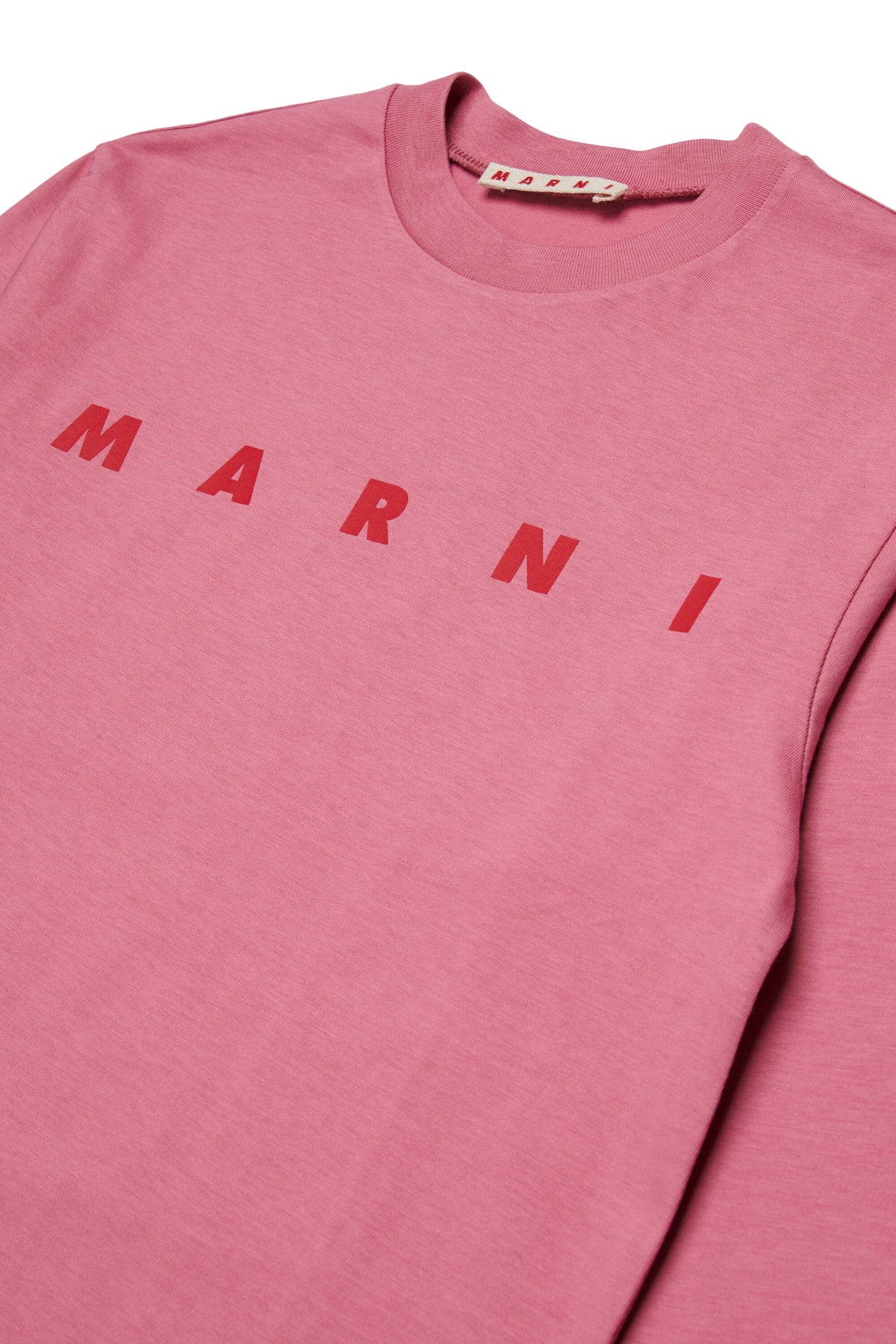 Long sleeves jersey T-shirt with Marni logo