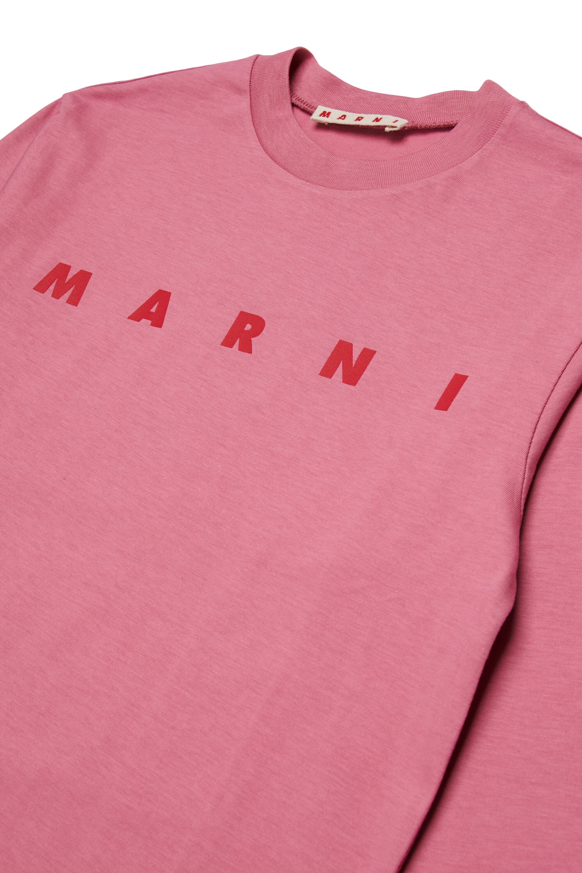 Marni・ロゴ入り長袖ジャージーTシャツ