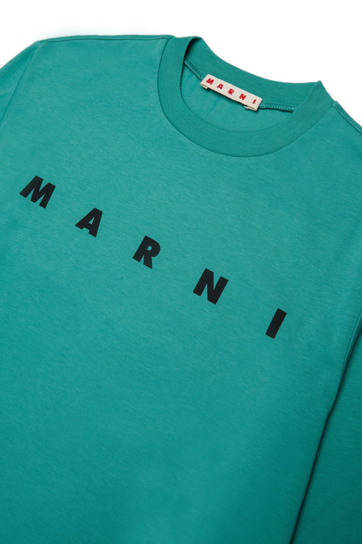 Marni・ロゴ入り長袖ジャージーTシャツ