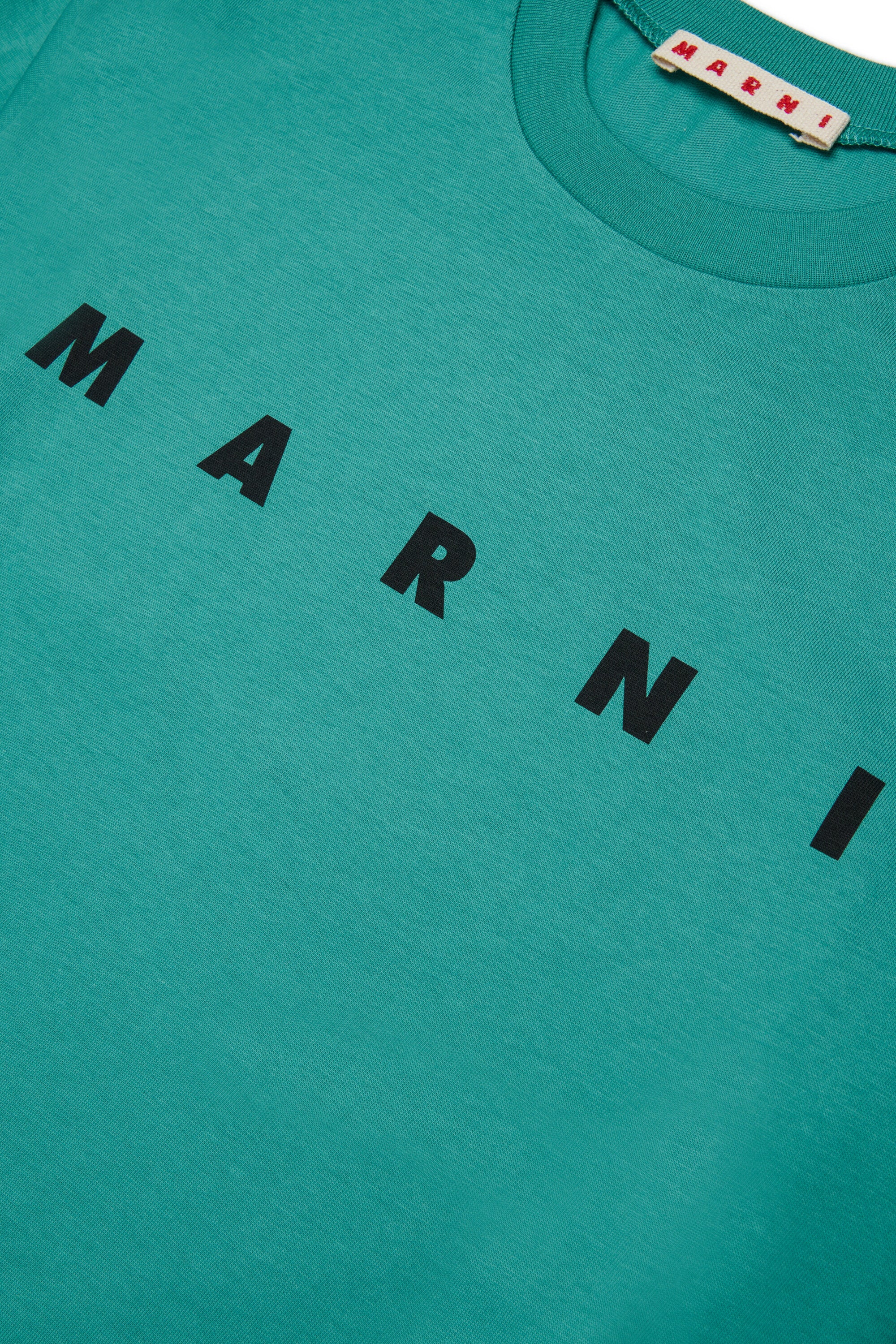 Long sleeves jersey T-shirt with Marni logo