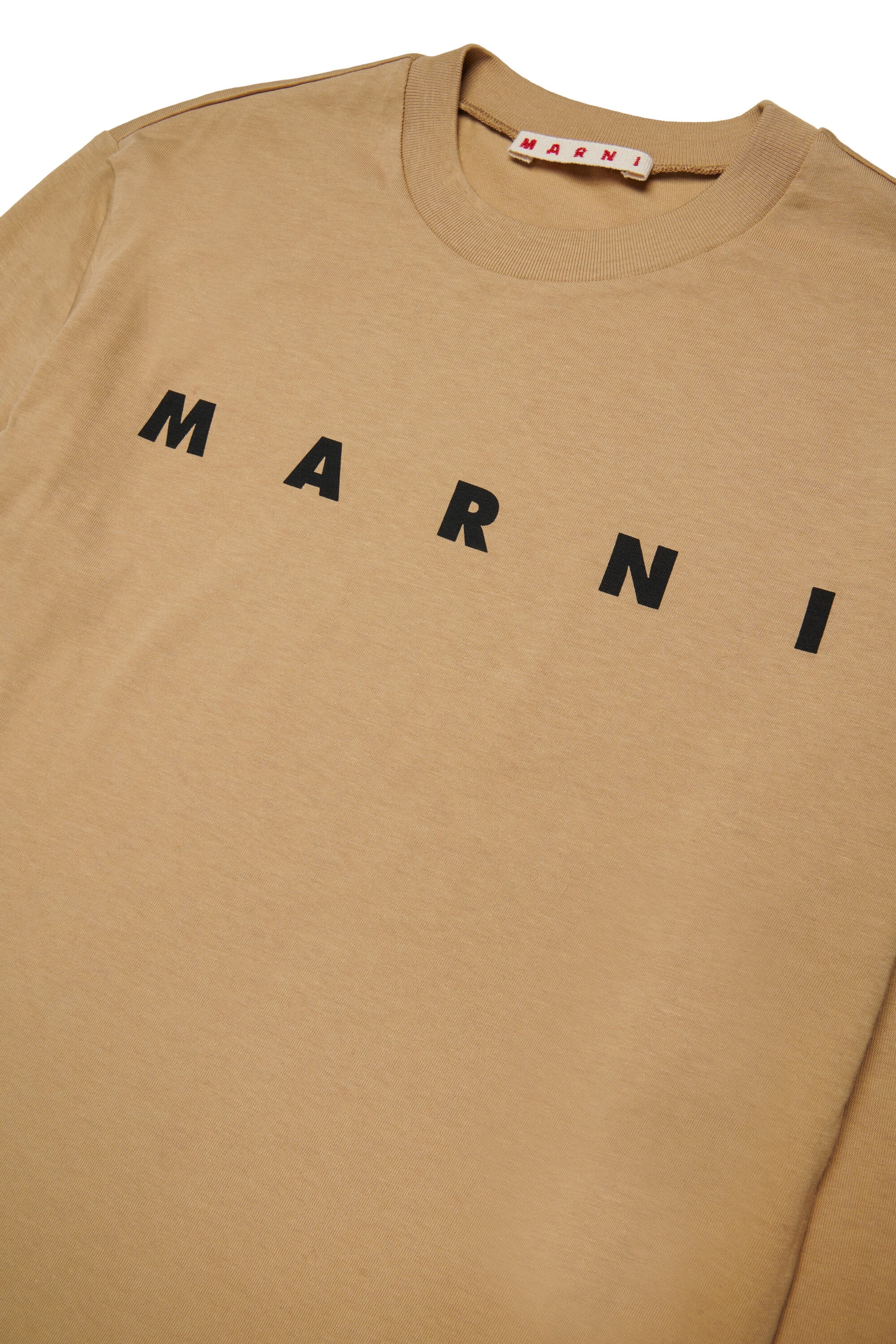 Marni・ロゴ入り長袖ジャージーTシャツ